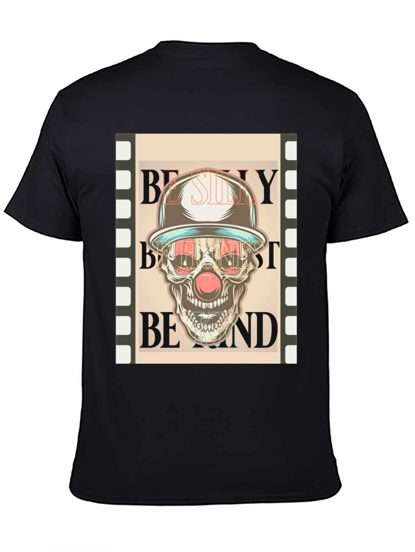 Skull Clown Graphic Tee - Dark Humor Fashion
