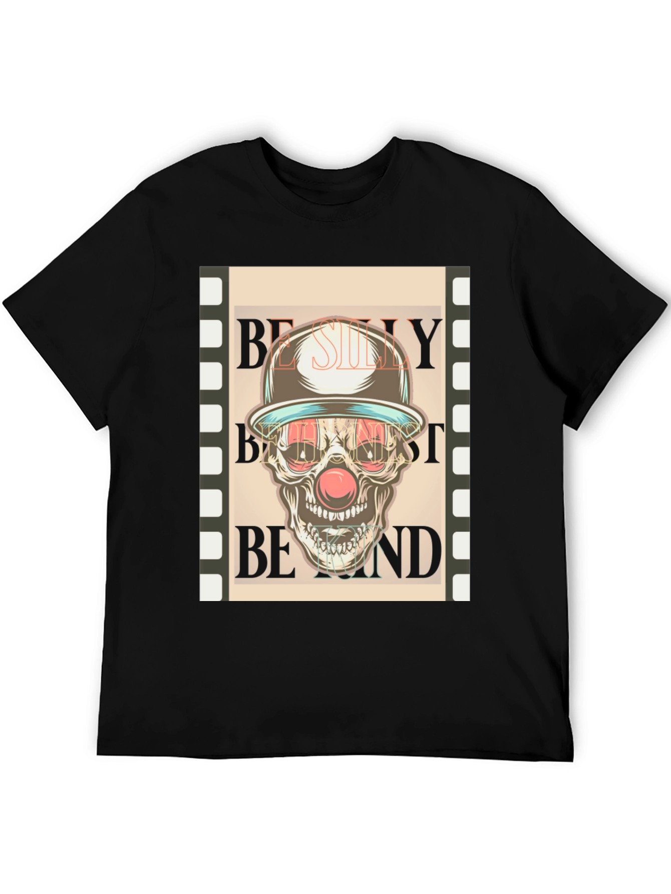 Skull Clown Graphic Tee - Dark Humor Fashion