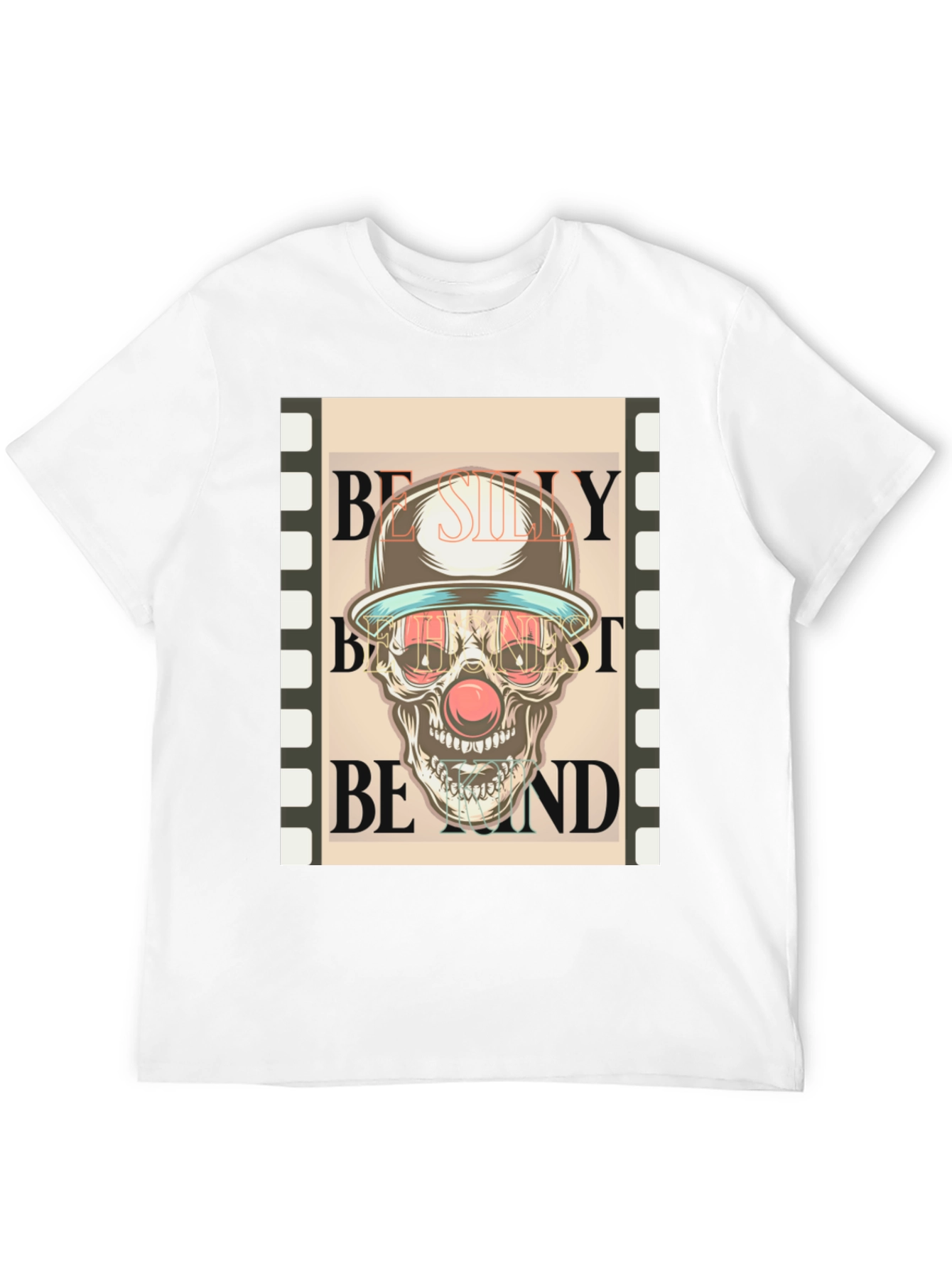 Skull Clown Graphic Tee - Dark Humor Fashion