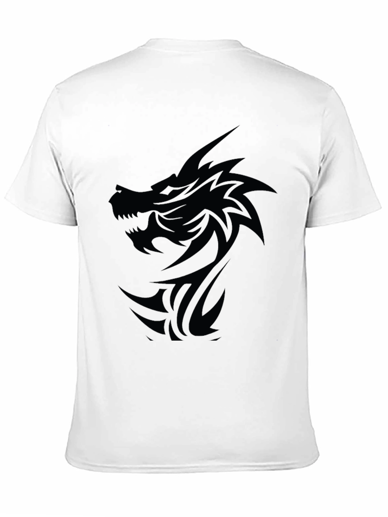 Black Dragon Graphic Tee - Mens Casual Shirt