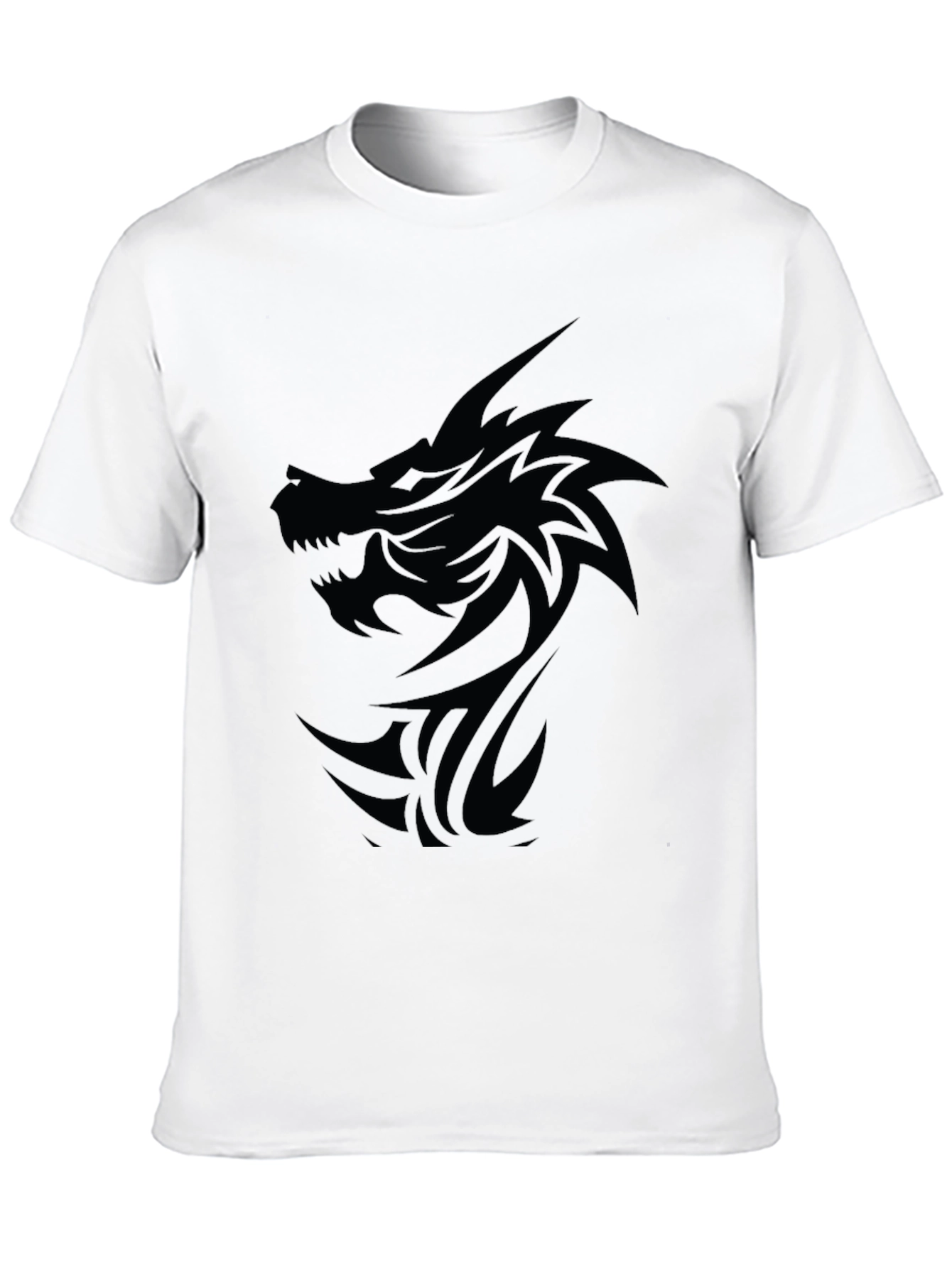 Black Dragon Graphic Tee - Mens Casual Shirt