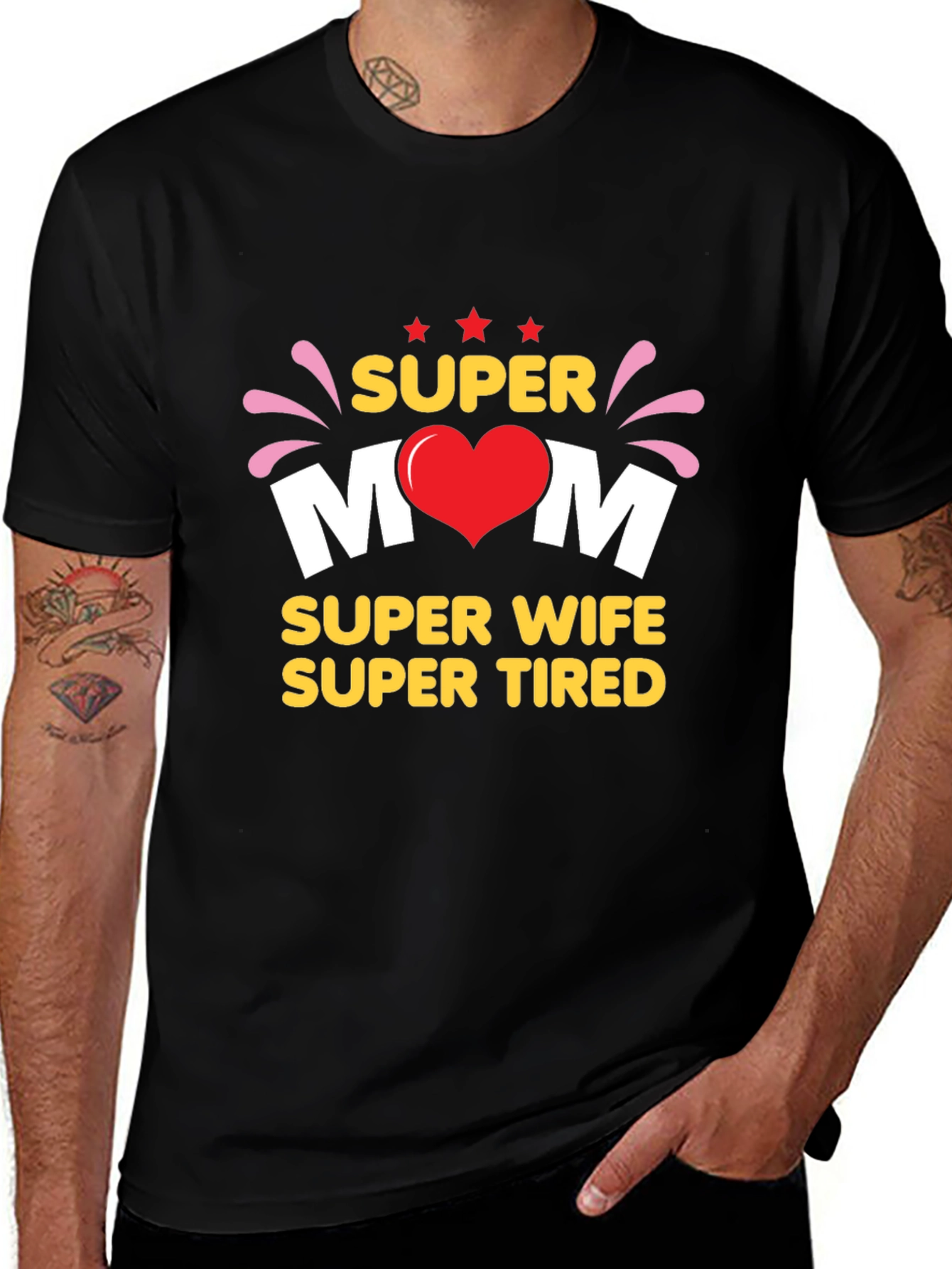 Super Mom Wife Tired T-Shirt
