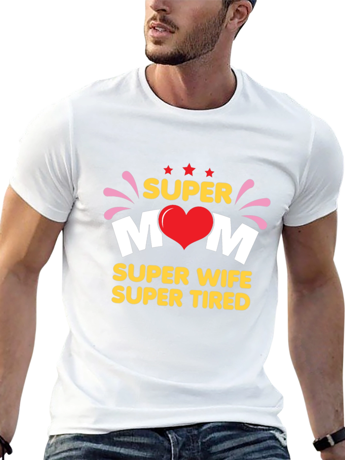Super Mom Wife Tired T-Shirt