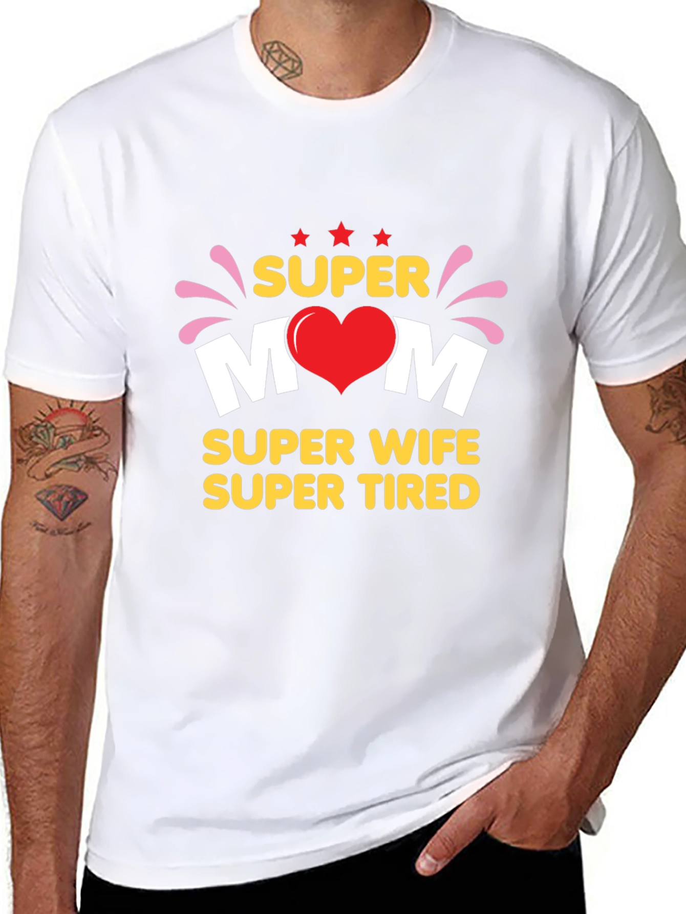 Super Mom Wife Tired T-Shirt