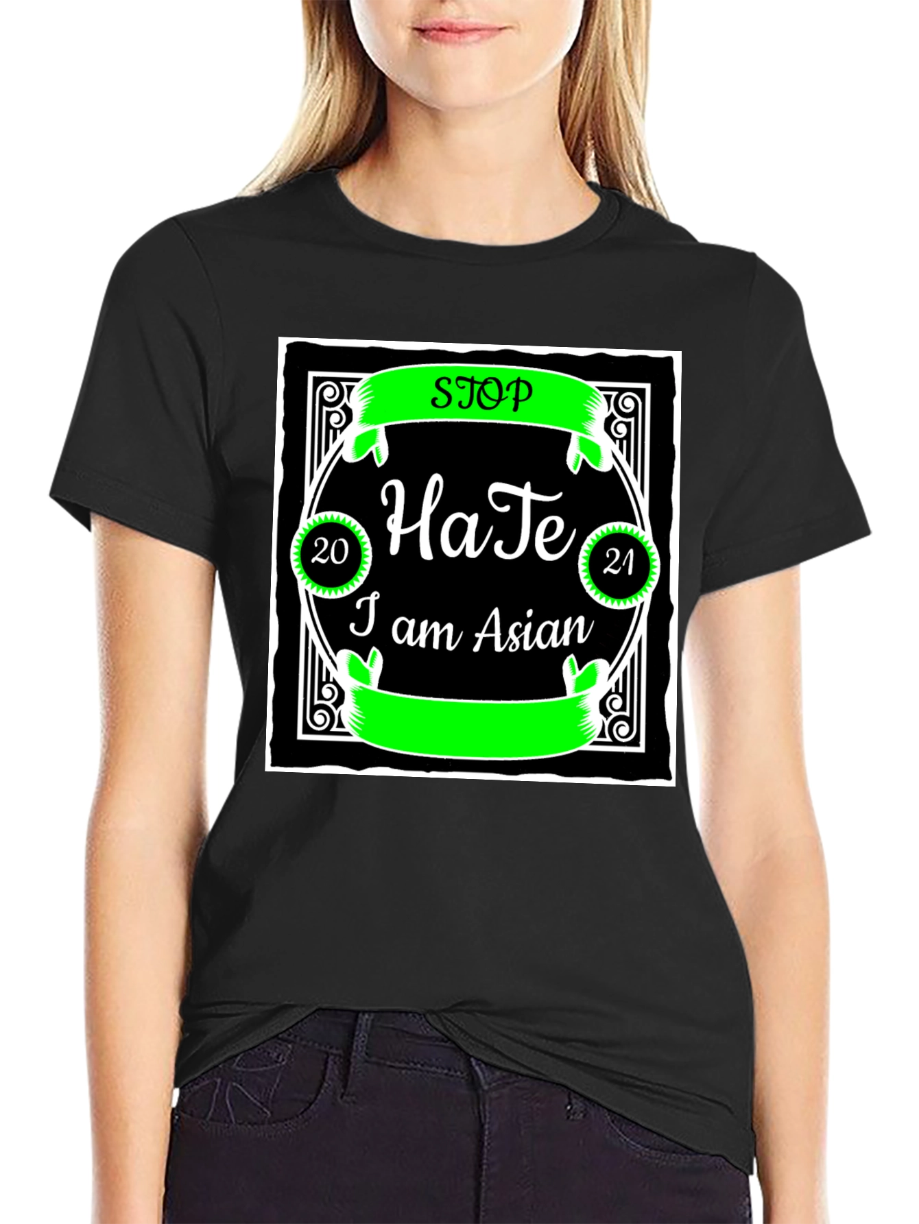 Stop Hate I am Asian T-Shirt