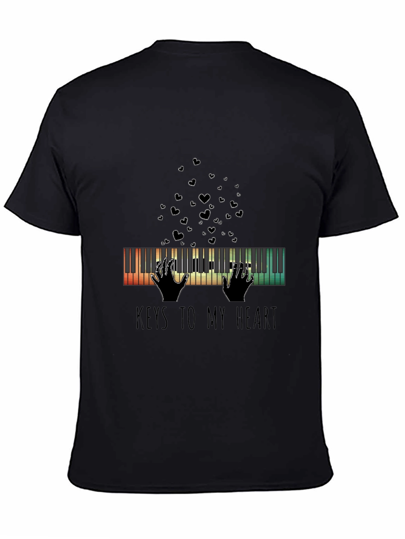Musical Heartbeat Black Tee