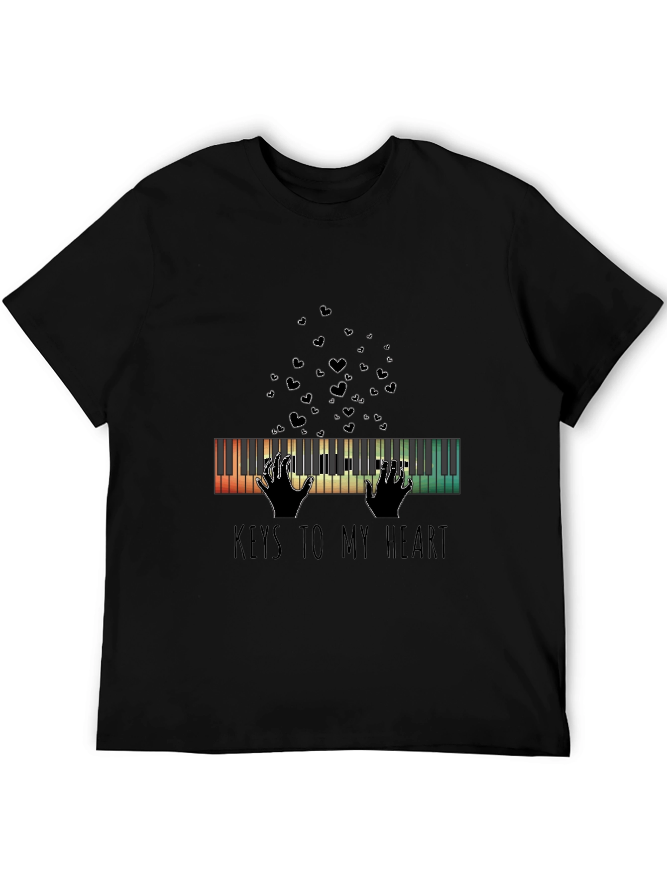 Musical Heartbeat Black Tee