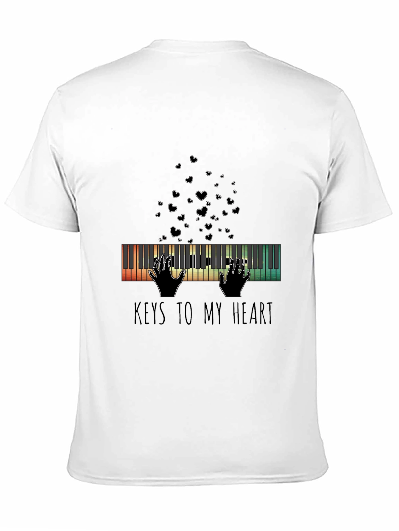 Musical Heartbeat Black Tee