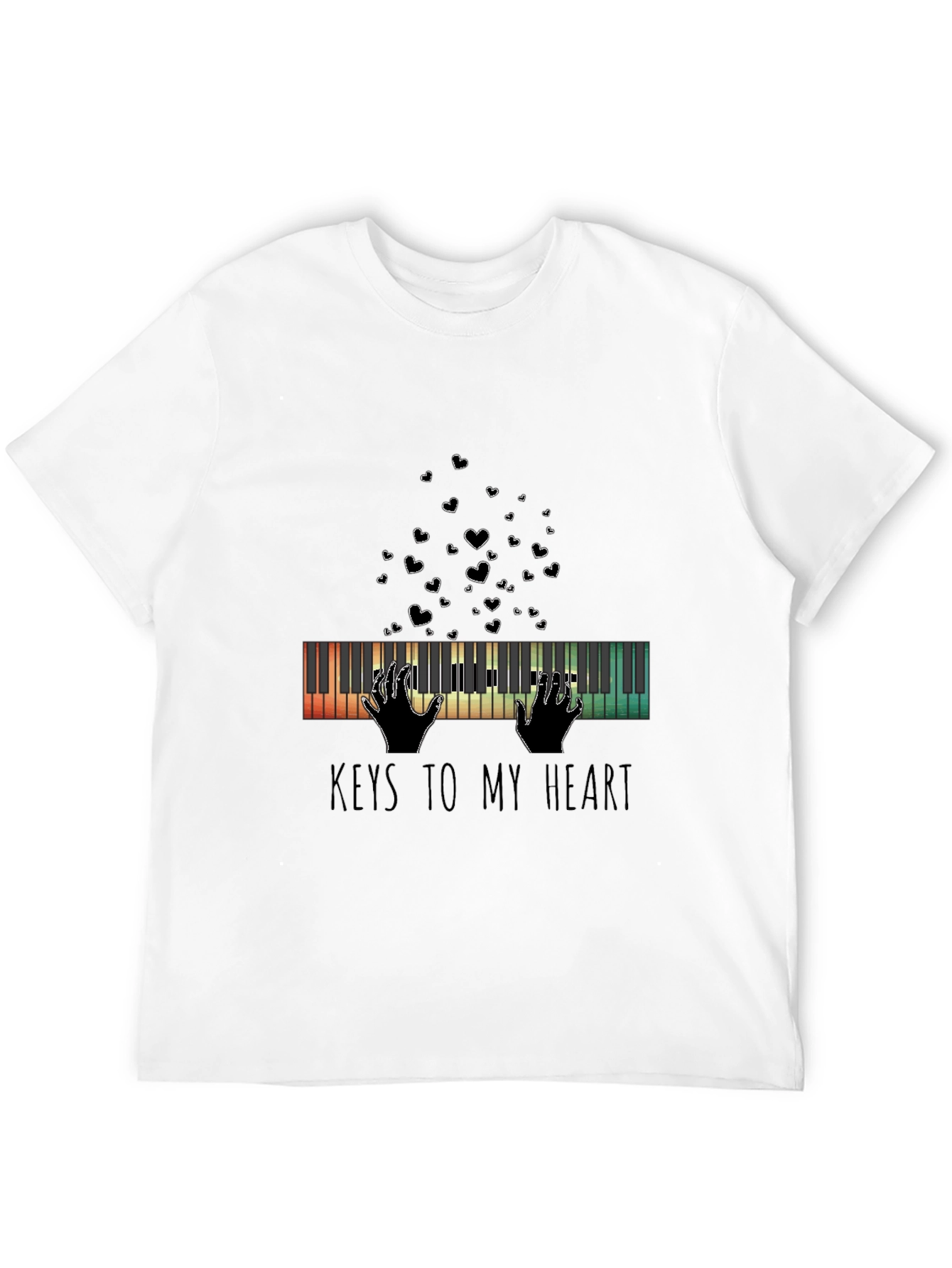 Musical Heartbeat Black Tee