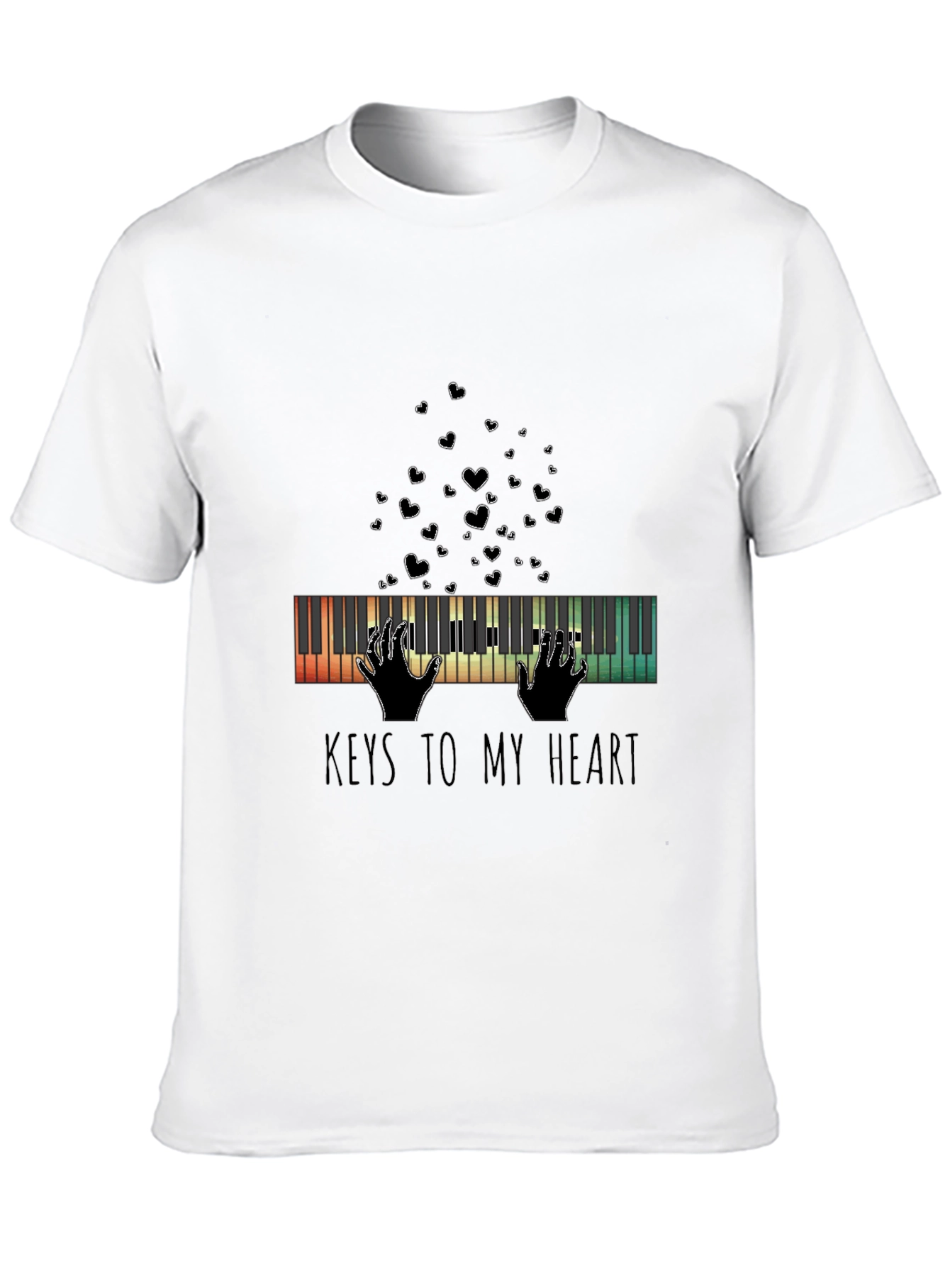 Musical Heartbeat Black Tee