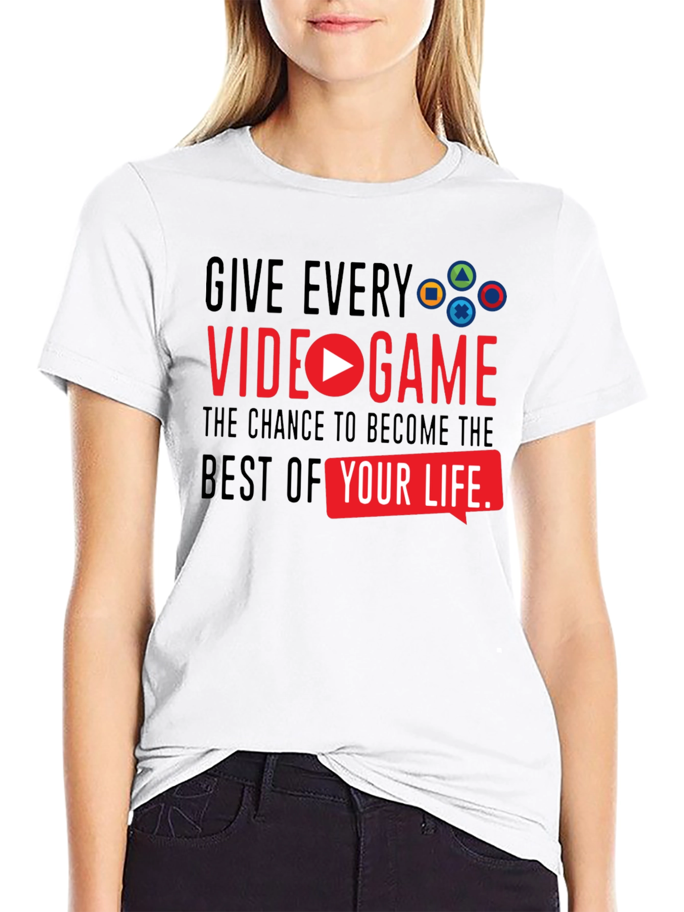 Gamers Choice: Video Game Life Black T-Shirt