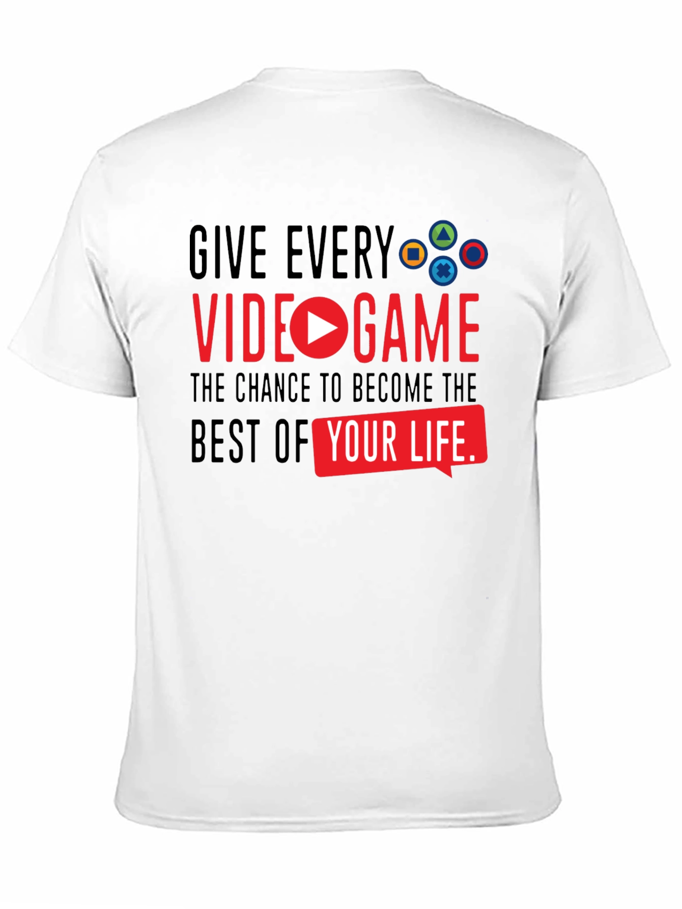 Gamers Choice: Video Game Life Black T-Shirt