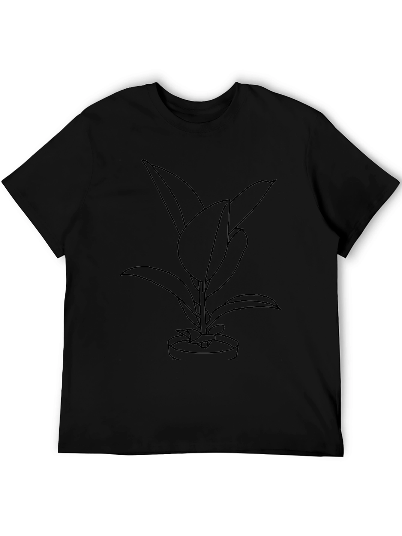 Rubber Plant Graphic Tee - Stylish Casual Wear
