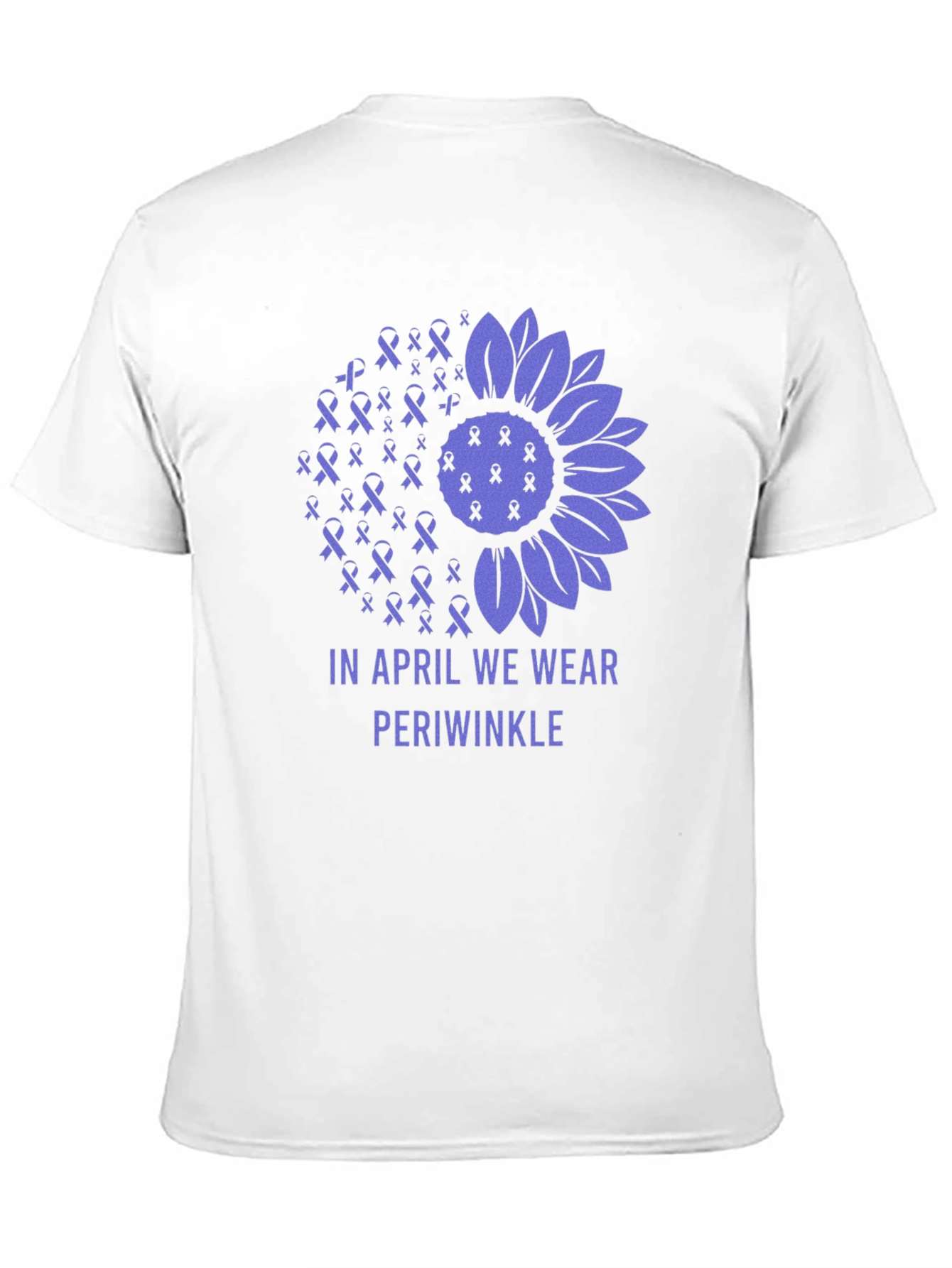 Periwinkle Awareness T-Shirt: In April We Wear
