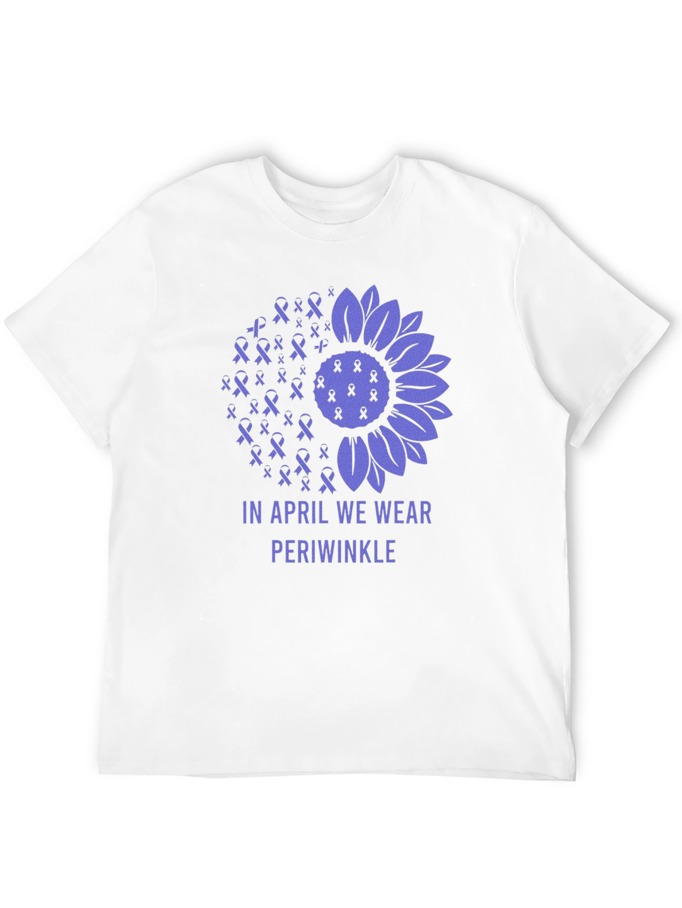 Periwinkle Awareness T-Shirt: In April We Wear