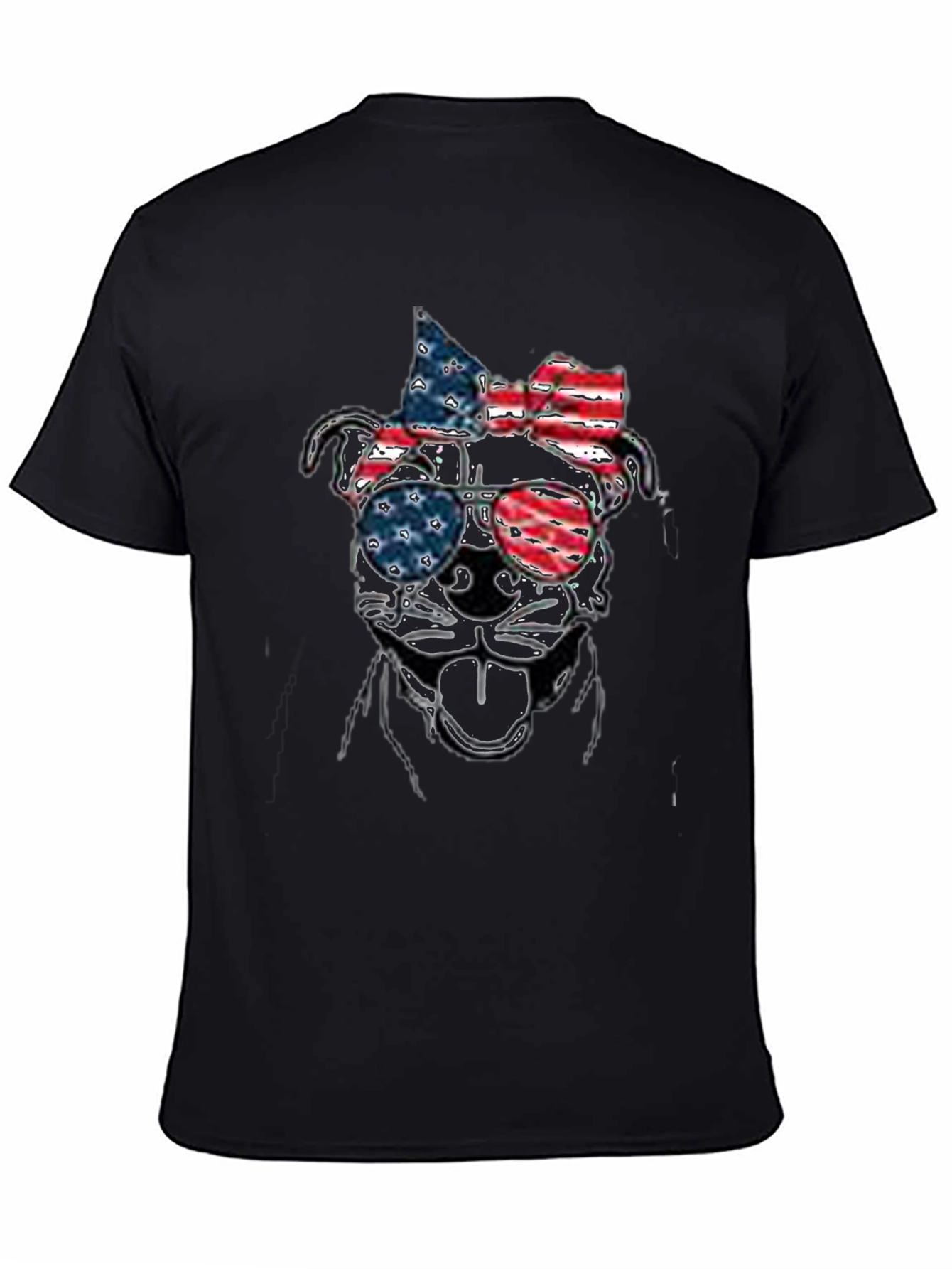 Patriotic Dog Sunglasses T-Shirt – USA Dog Lover Tee
