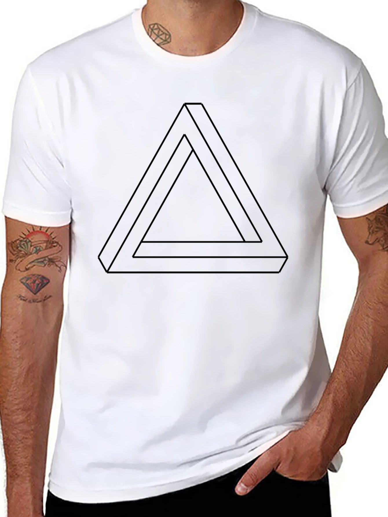 Impossible Triangle Black T-Shirt