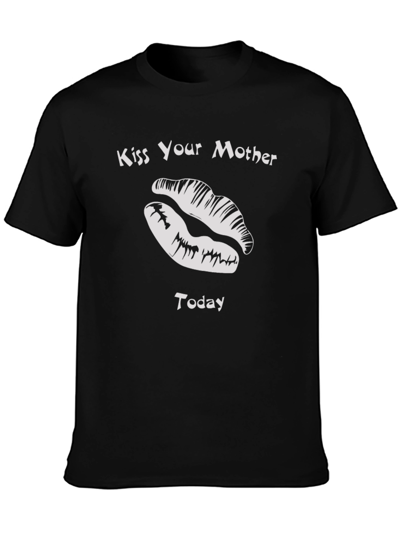 Kiss Your Mother Lips Graphic T-Shirt