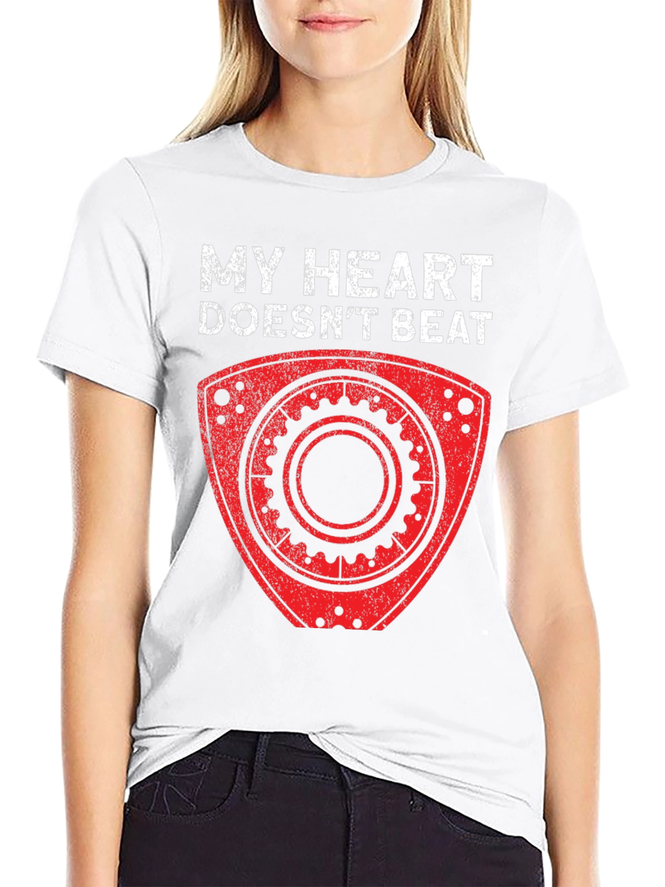My Heart Doesnt Beat Rotary Engine T-Shirt