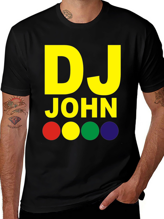 DJ John Black Graphic Tee