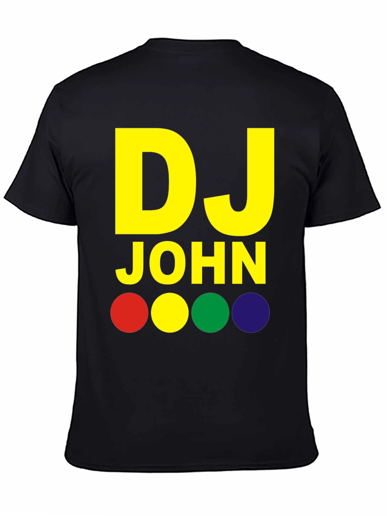 DJ John Black Graphic Tee