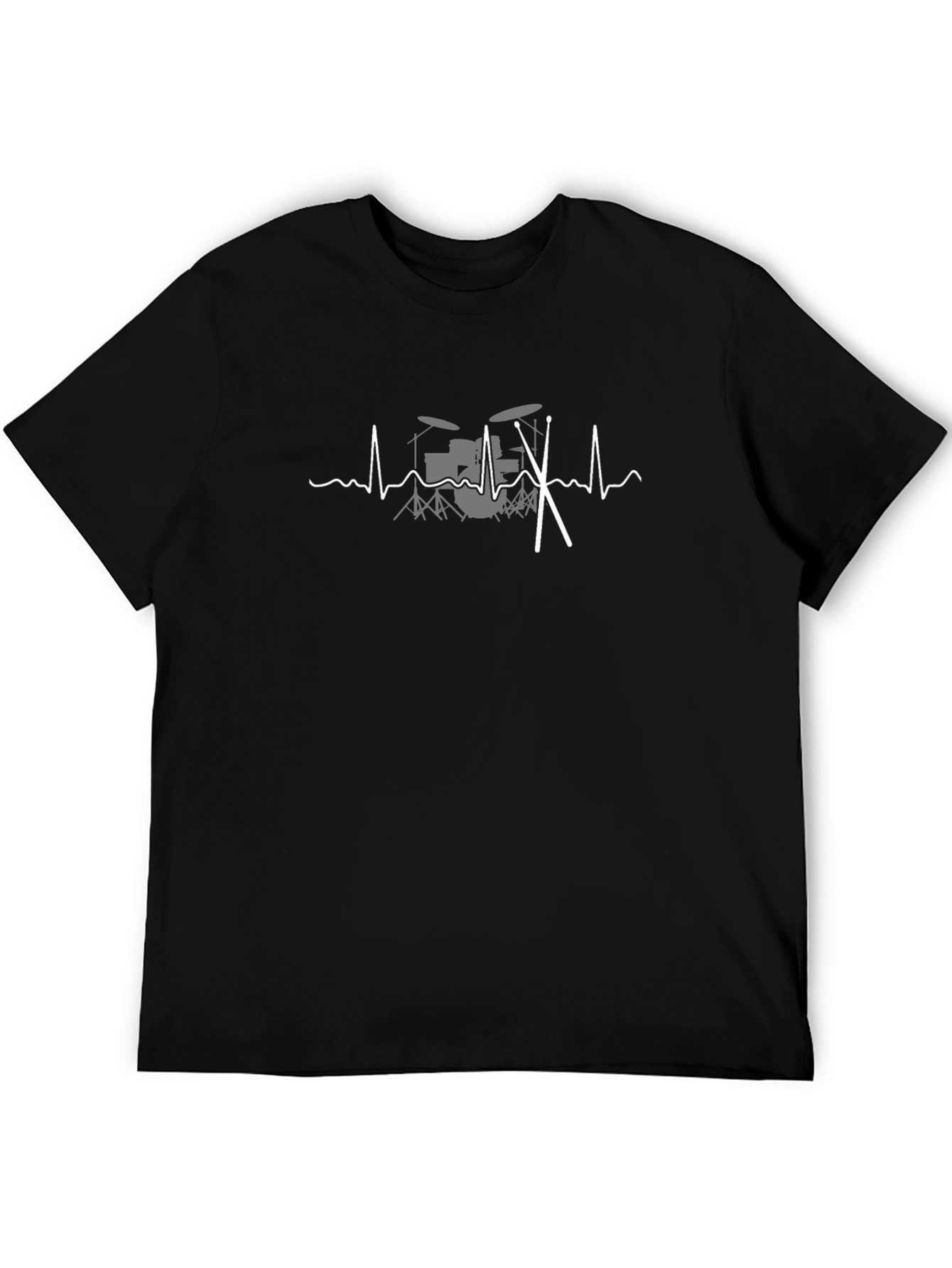 Drumbeat Heartbeat T-Shirt - Musician Tee