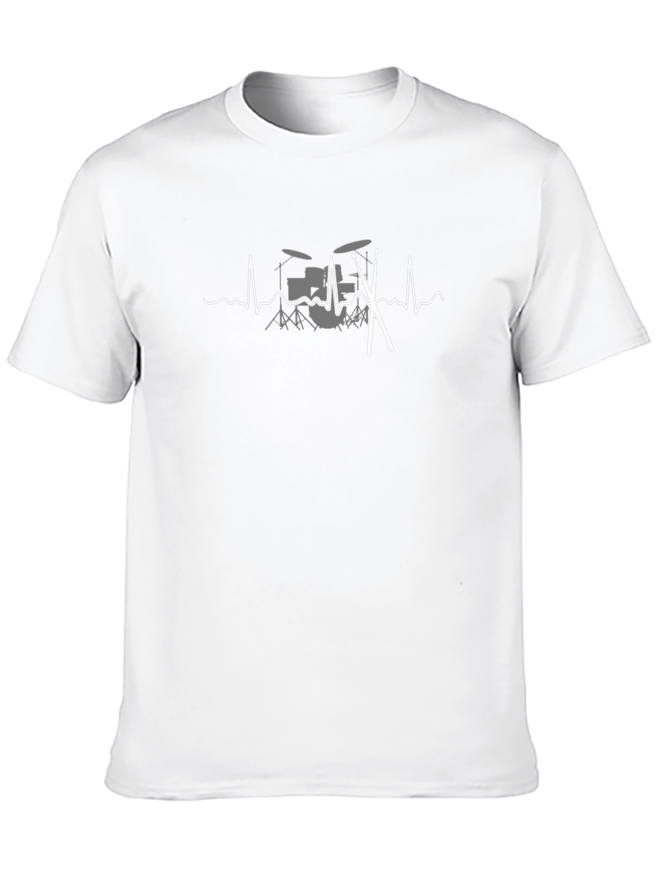 Drumbeat Heartbeat T-Shirt - Musician Tee