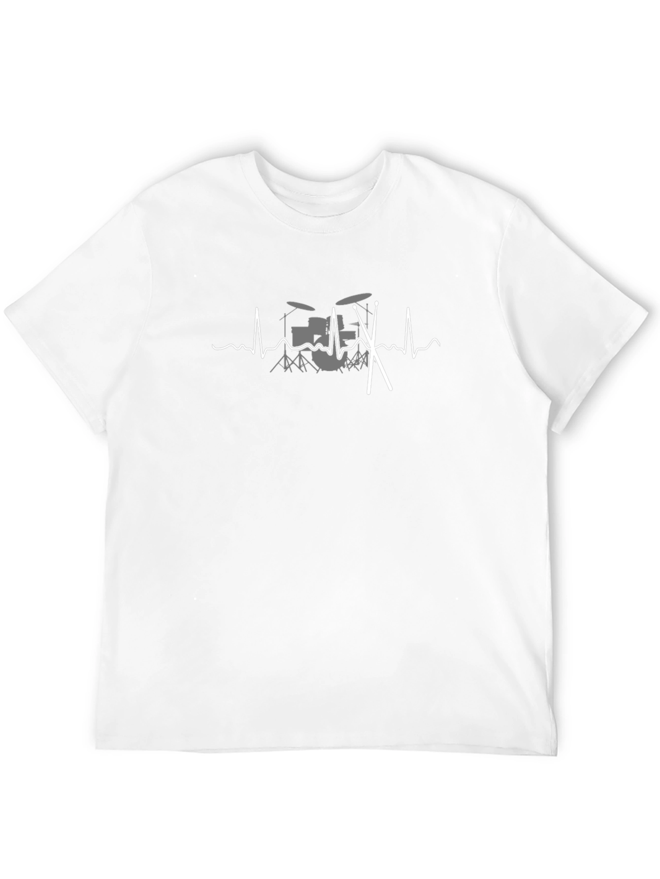 Drumbeat Heartbeat T-Shirt - Musician Tee