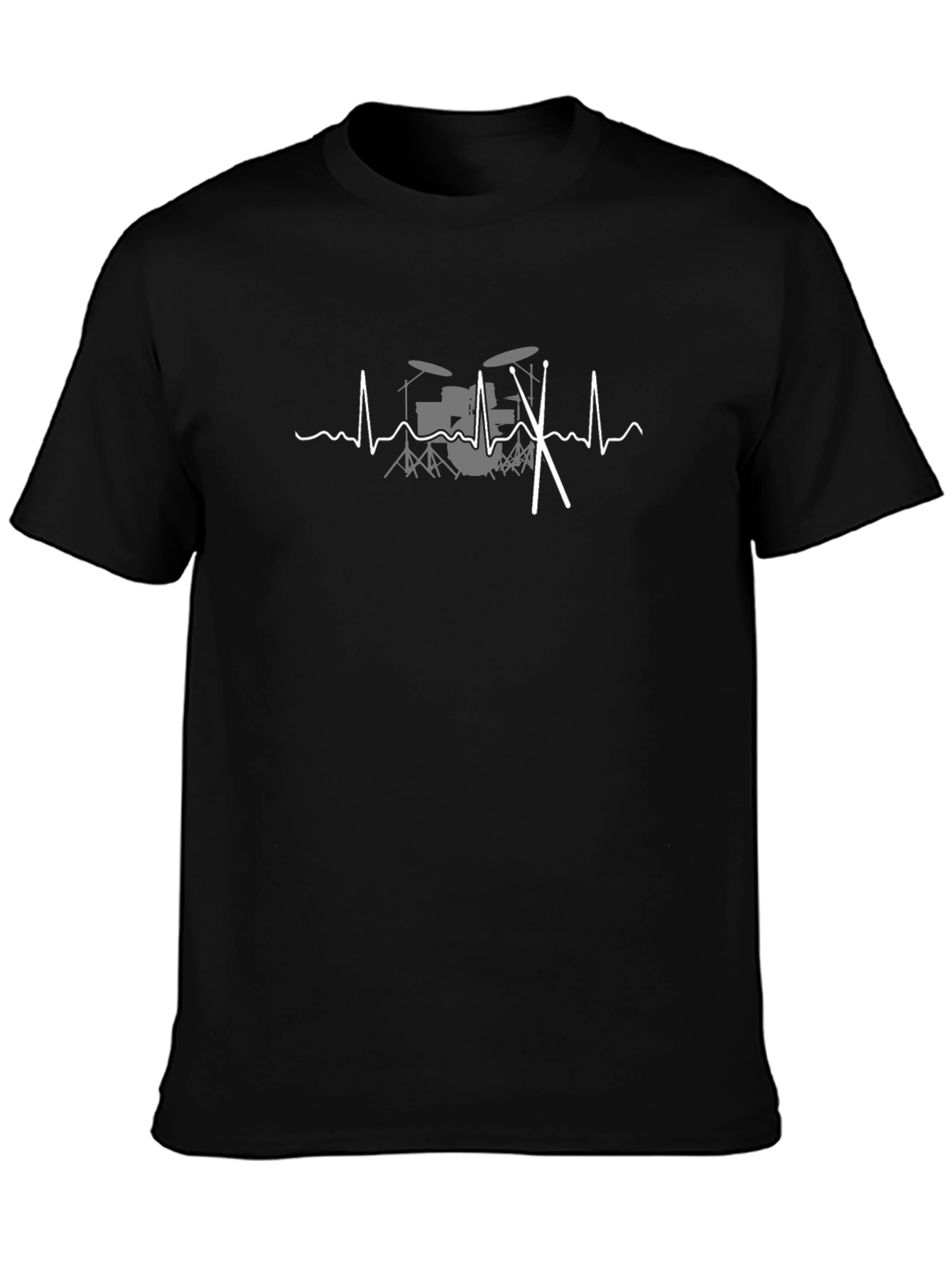 Drumbeat Heartbeat T-Shirt - Musician Tee