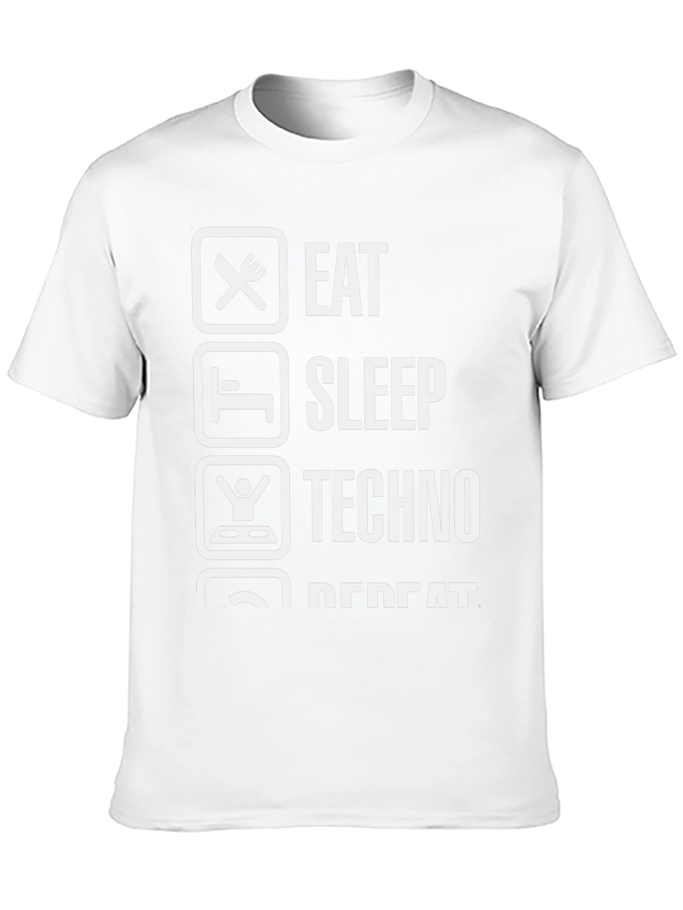 Eat Sleep Techno Repeat T-Shirt