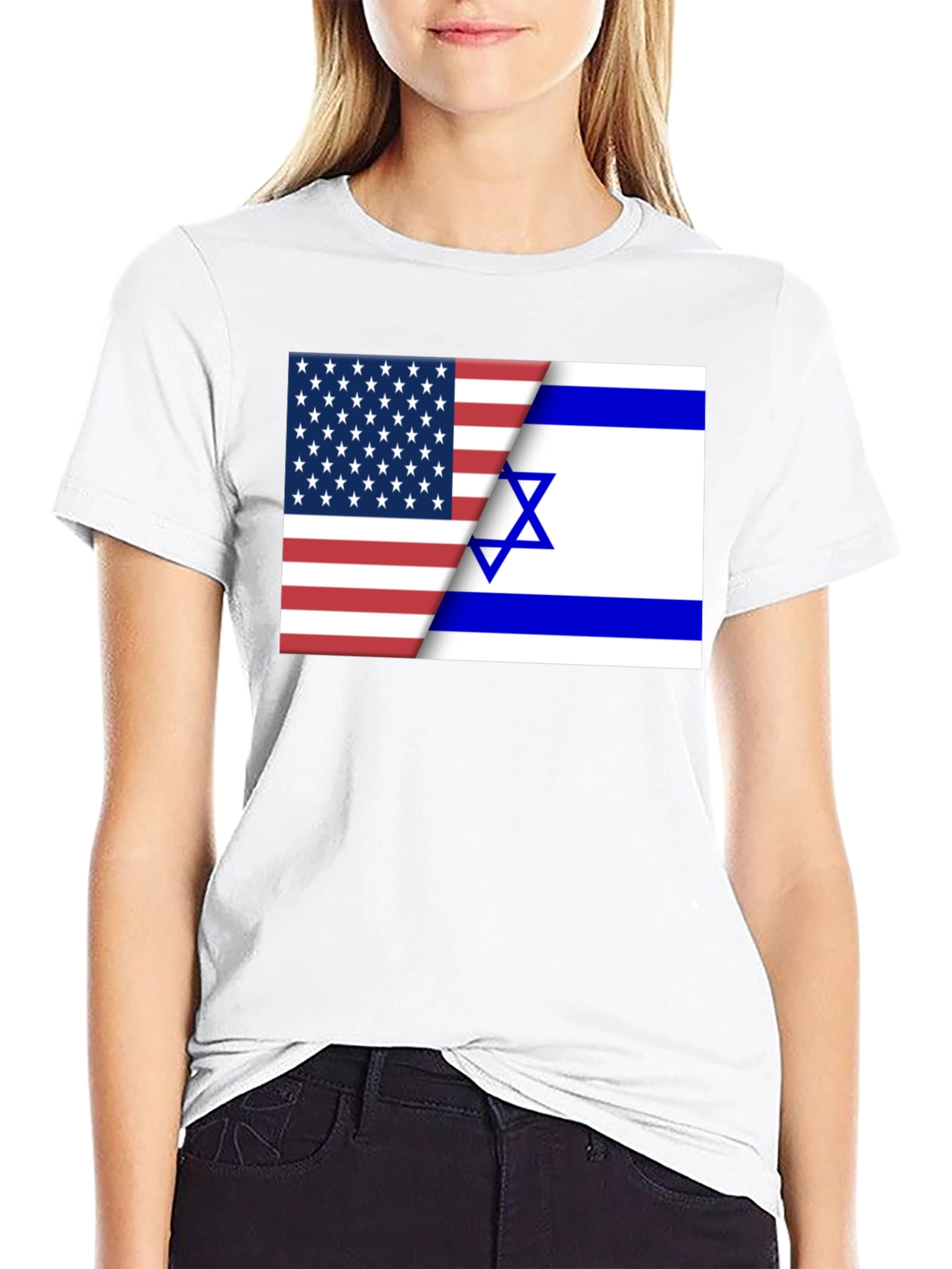USA & Israel Flag T-Shirt