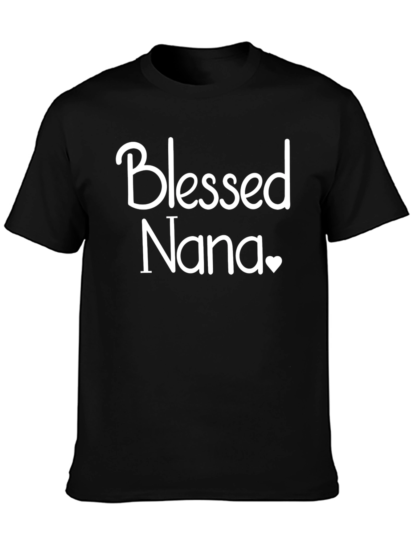 Blessed Nana T-Shirt -  Cute Heart Graphic Tee
