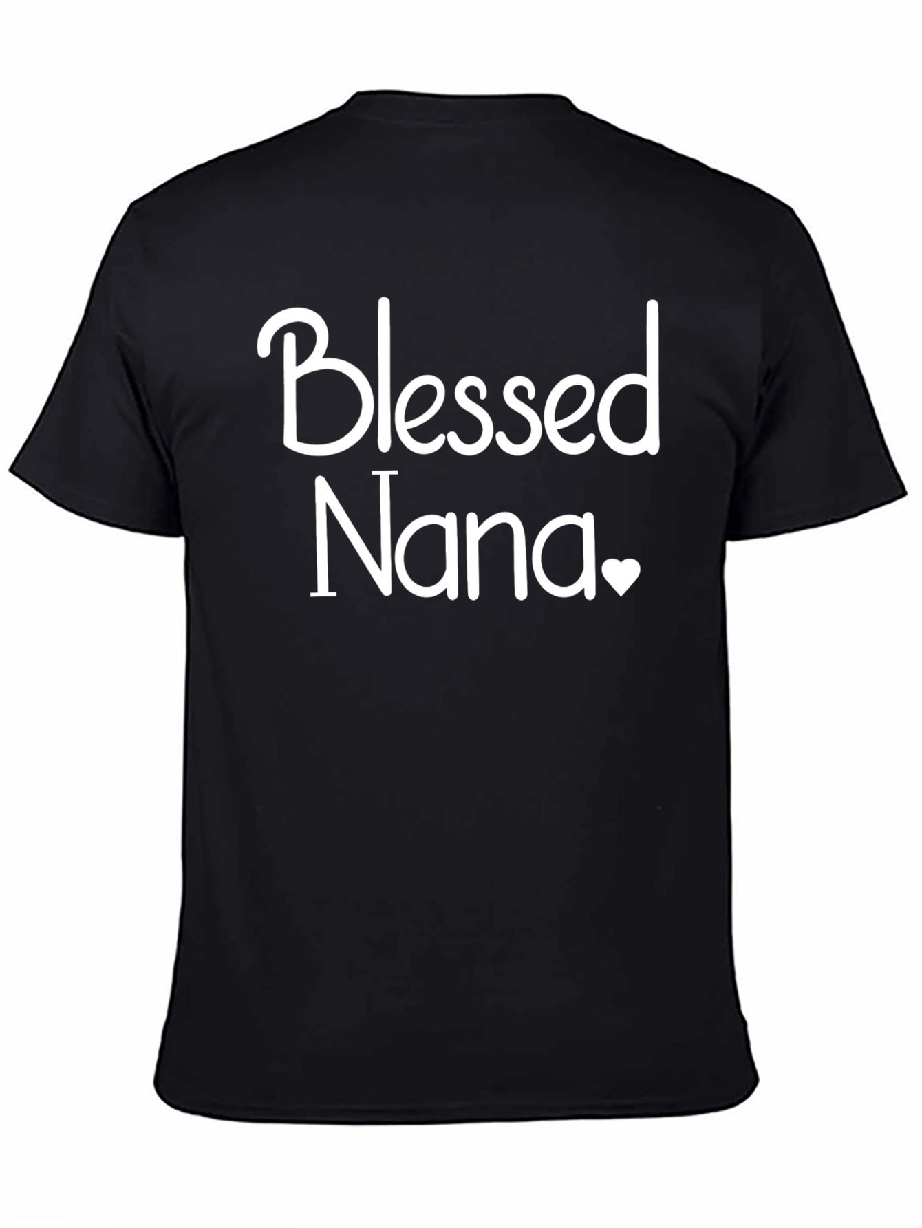 Blessed Nana T-Shirt -  Cute Heart Graphic Tee