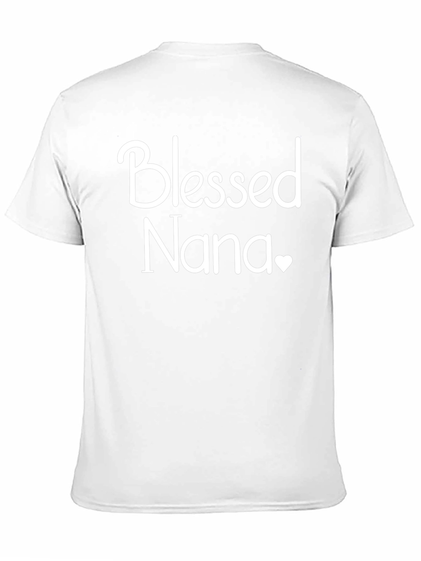 Blessed Nana T-Shirt -  Cute Heart Graphic Tee