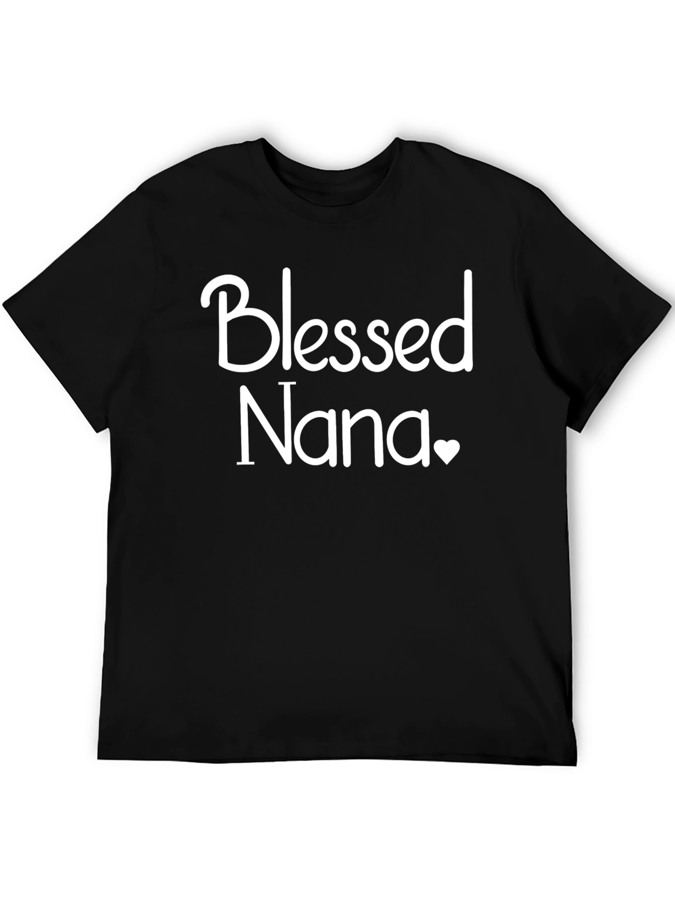 Blessed Nana T-Shirt -  Cute Heart Graphic Tee
