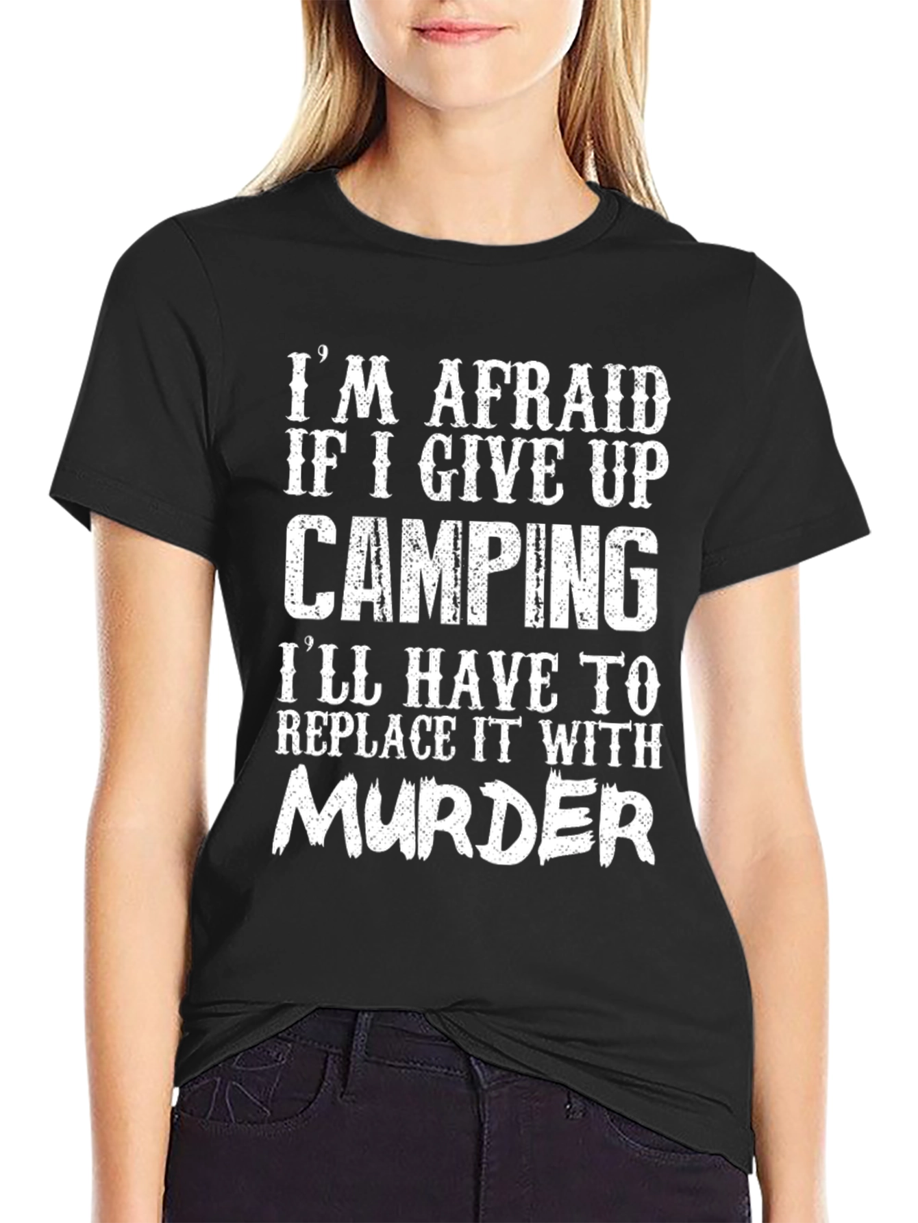 Funny Camping T-Shirt - Murder Alternative Tee
