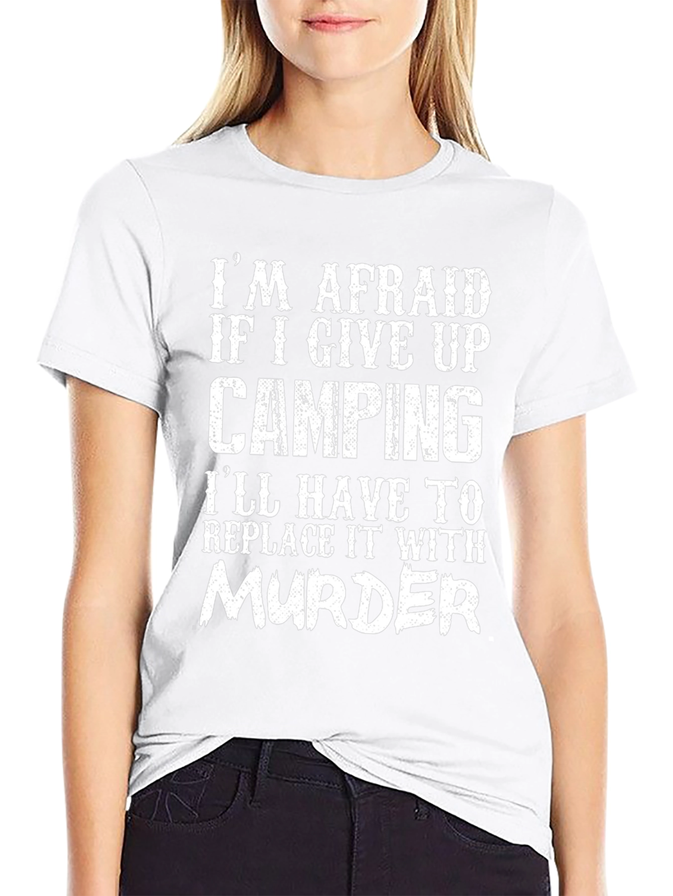 Funny Camping T-Shirt - Murder Alternative Tee