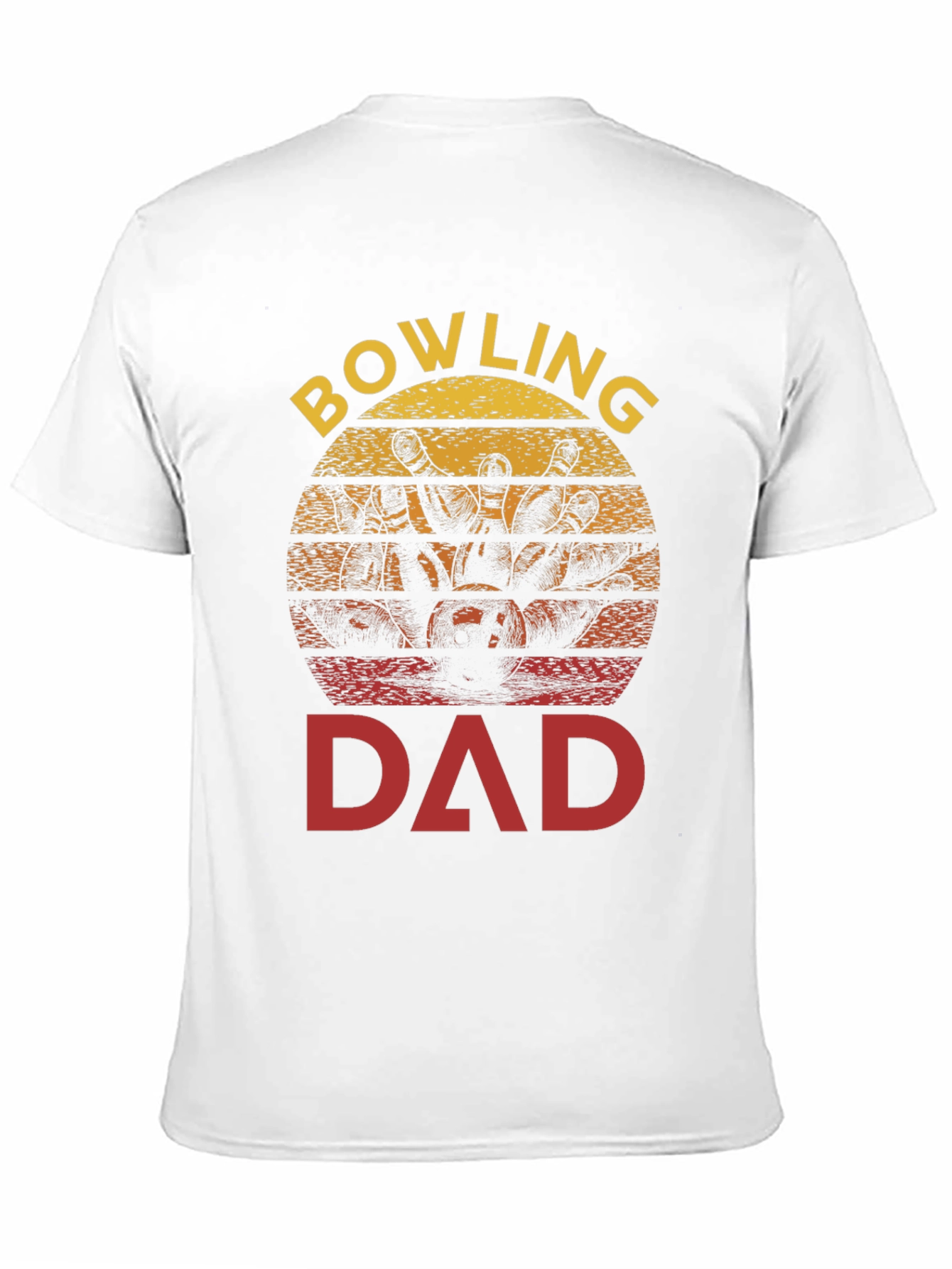 Bowling Dad T-Shirt - Strike Design