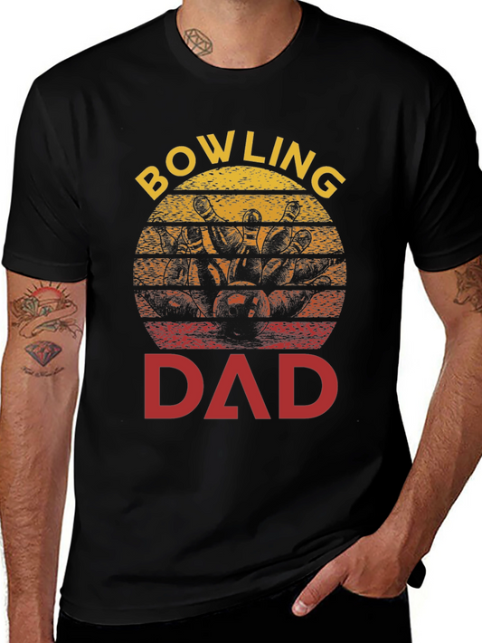 Bowling Dad T-Shirt - Strike Design
