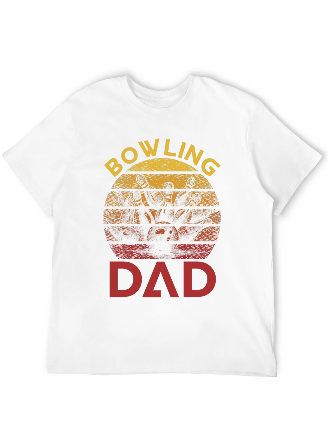 Bowling Dad T-Shirt - Strike Design