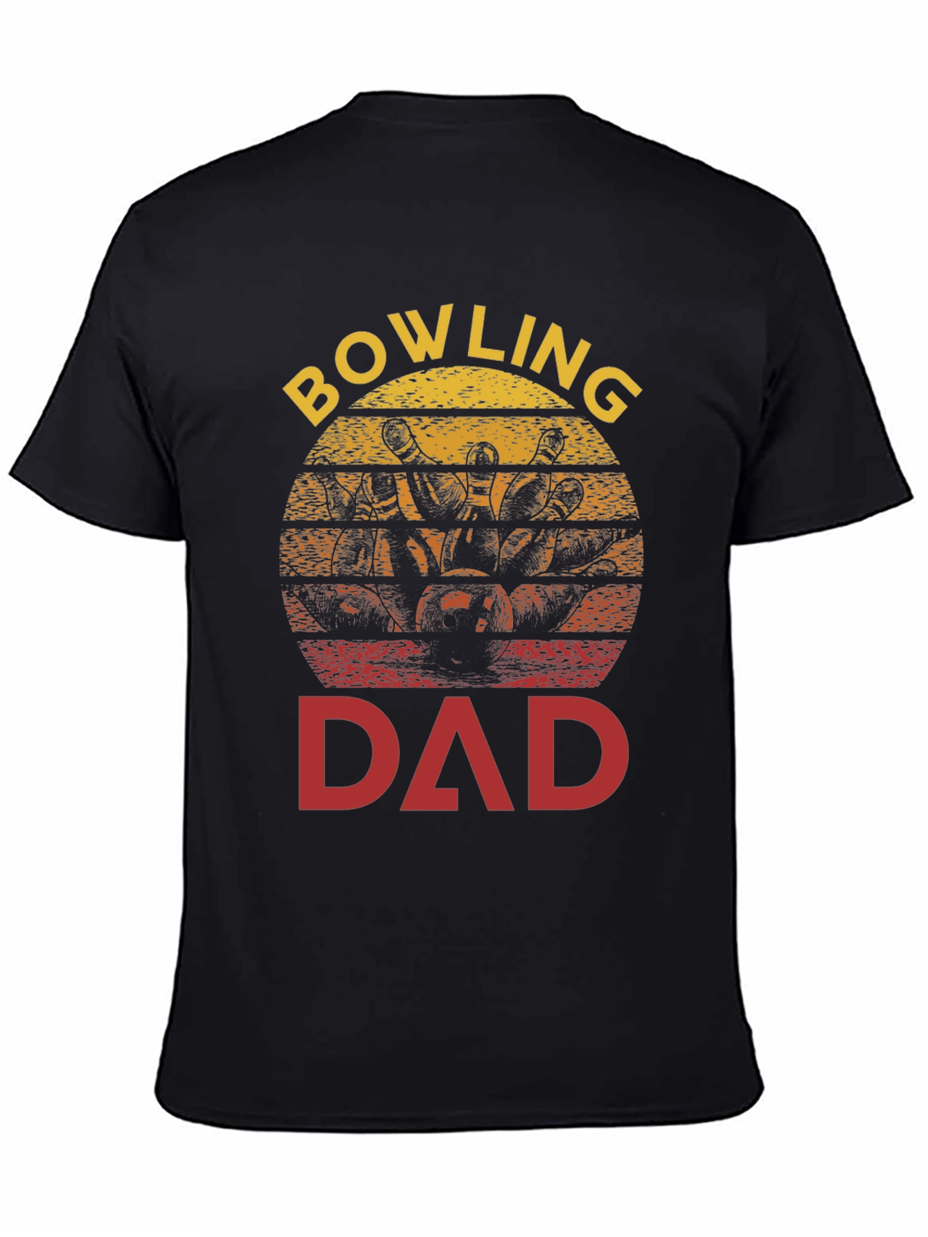 Bowling Dad T-Shirt - Strike Design