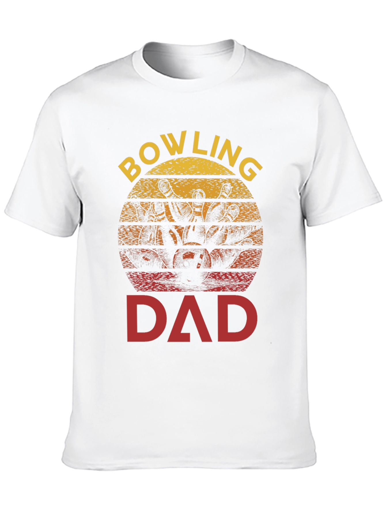 Bowling Dad T-Shirt - Strike Design