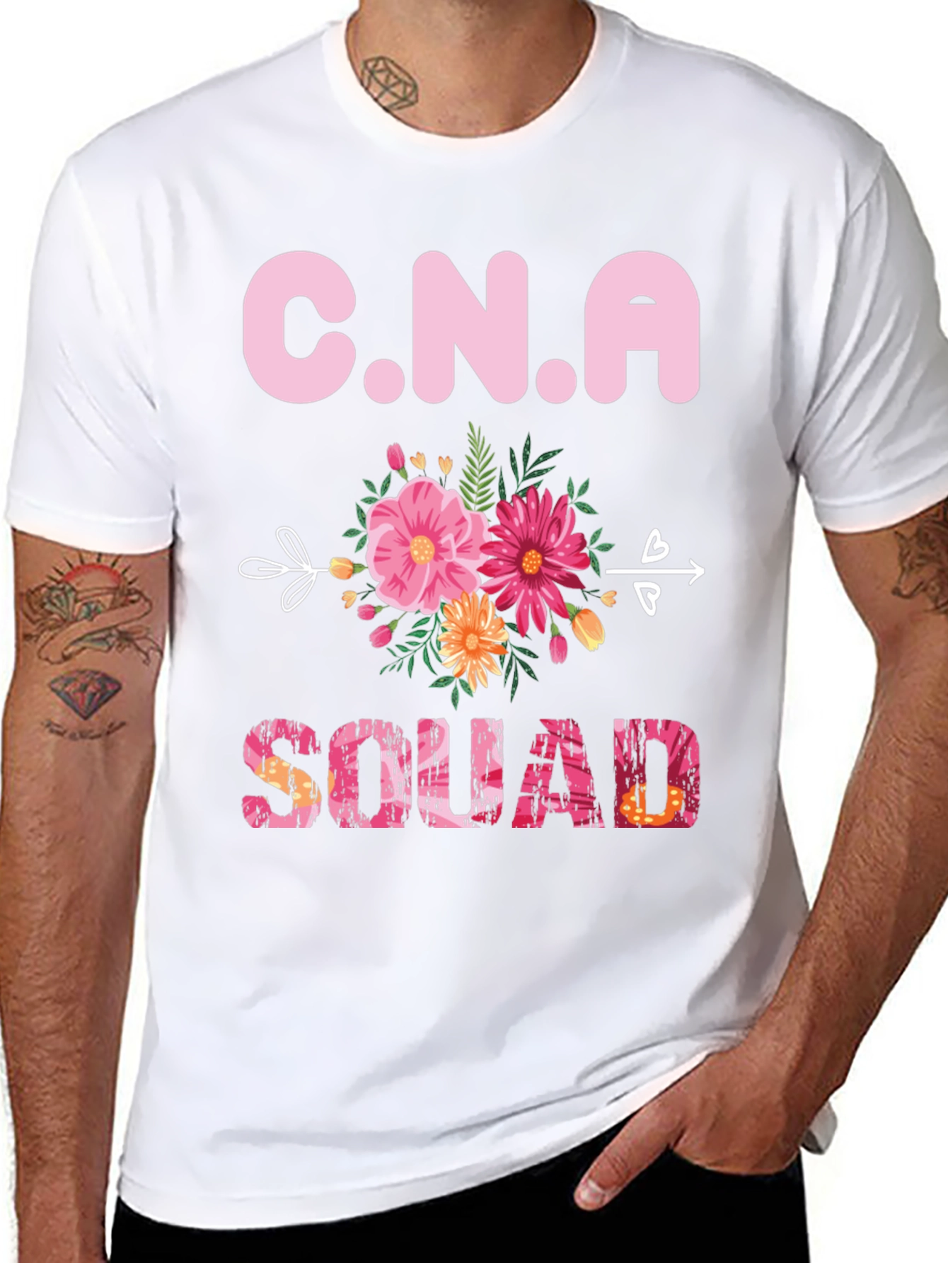 C.N.A Squad Floral T-Shirt