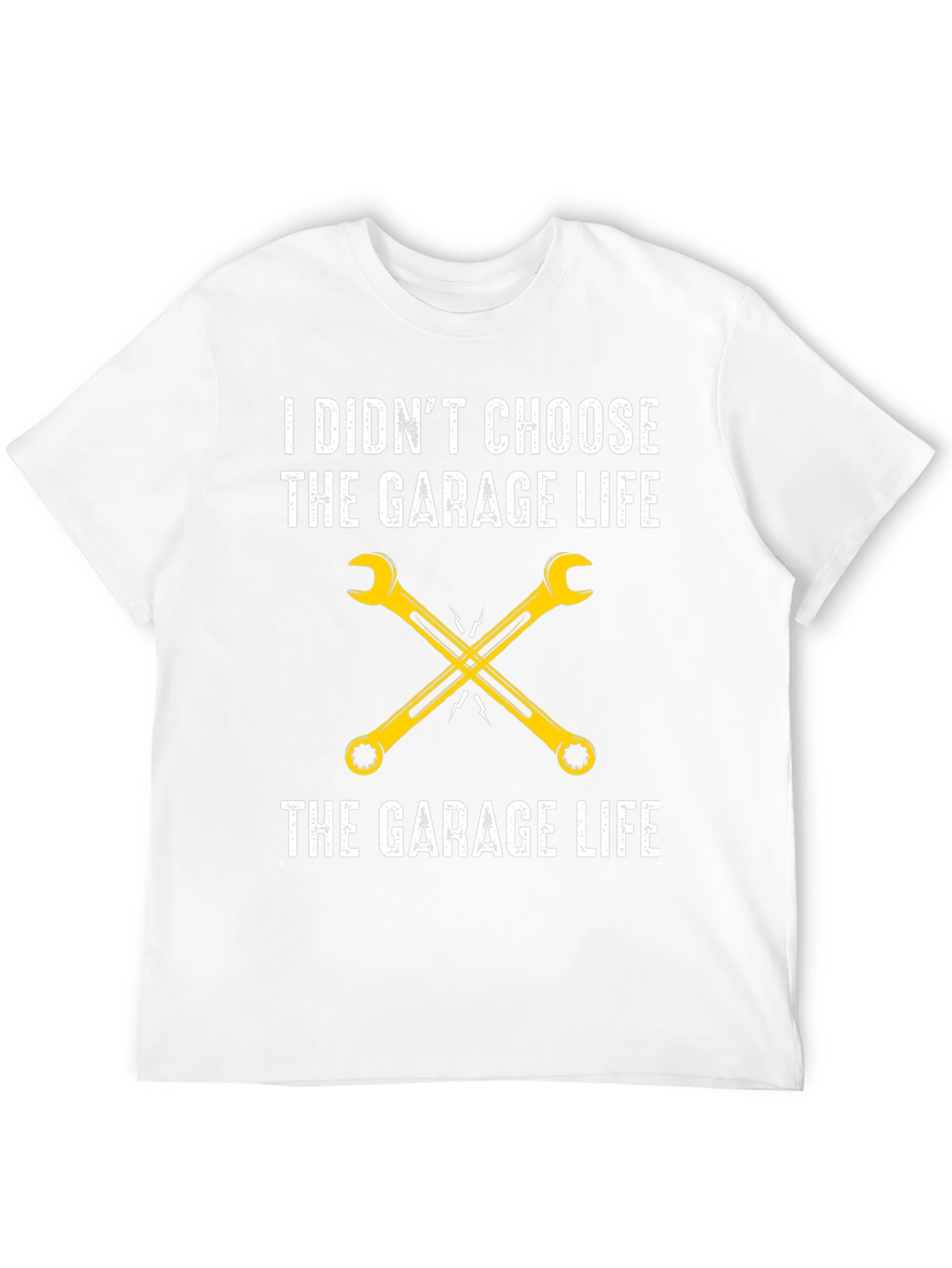 Garage Life T-Shirt - Mechanic Wrench Tee