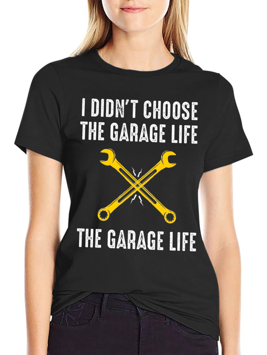 Garage Life T-Shirt - Mechanic Wrench Tee
