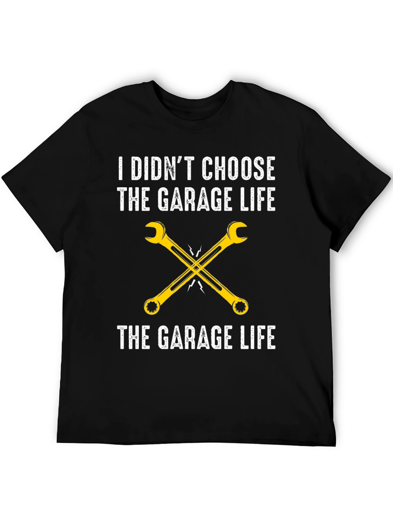 Garage Life T-Shirt - Mechanic Wrench Tee
