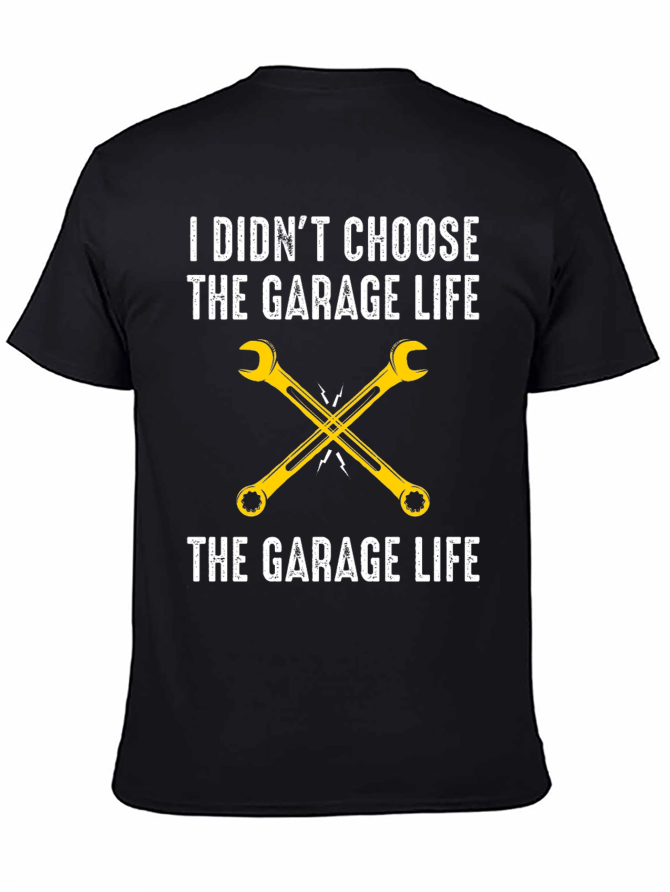 Garage Life T-Shirt - Mechanic Wrench Tee