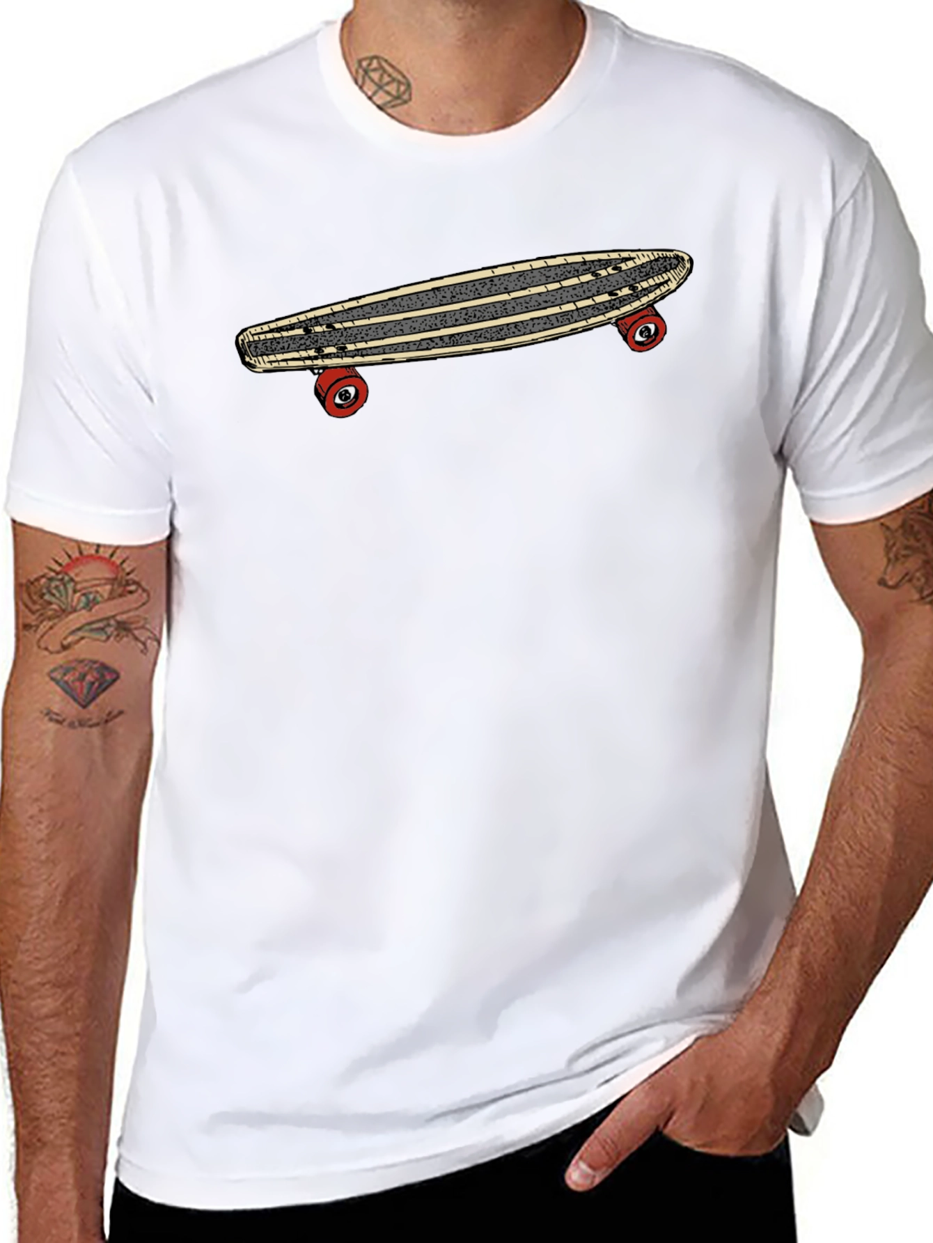 Skateboard Graphic Tee - Classic Style