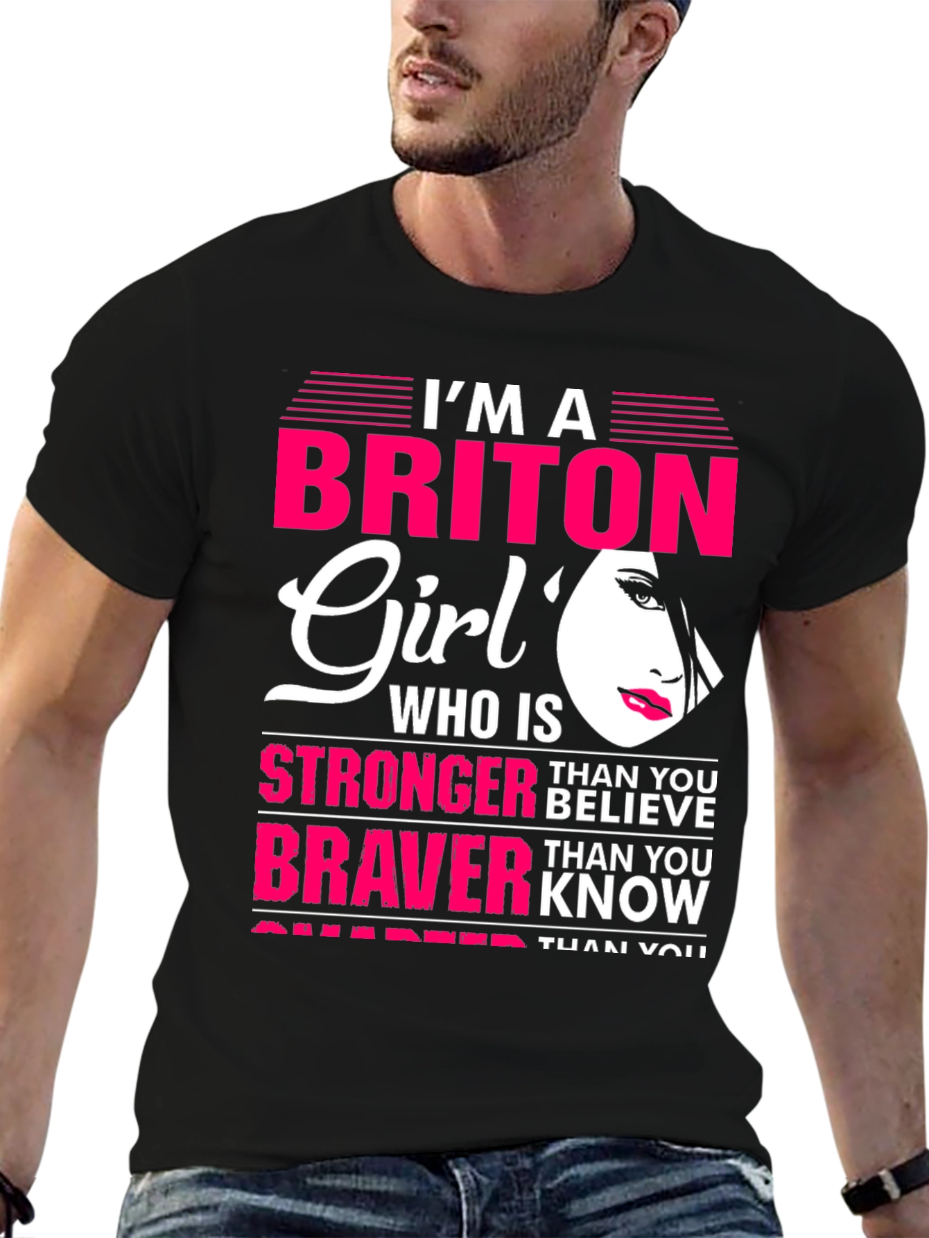 Briton Girl Stronger Braver Smarter T-Shirt