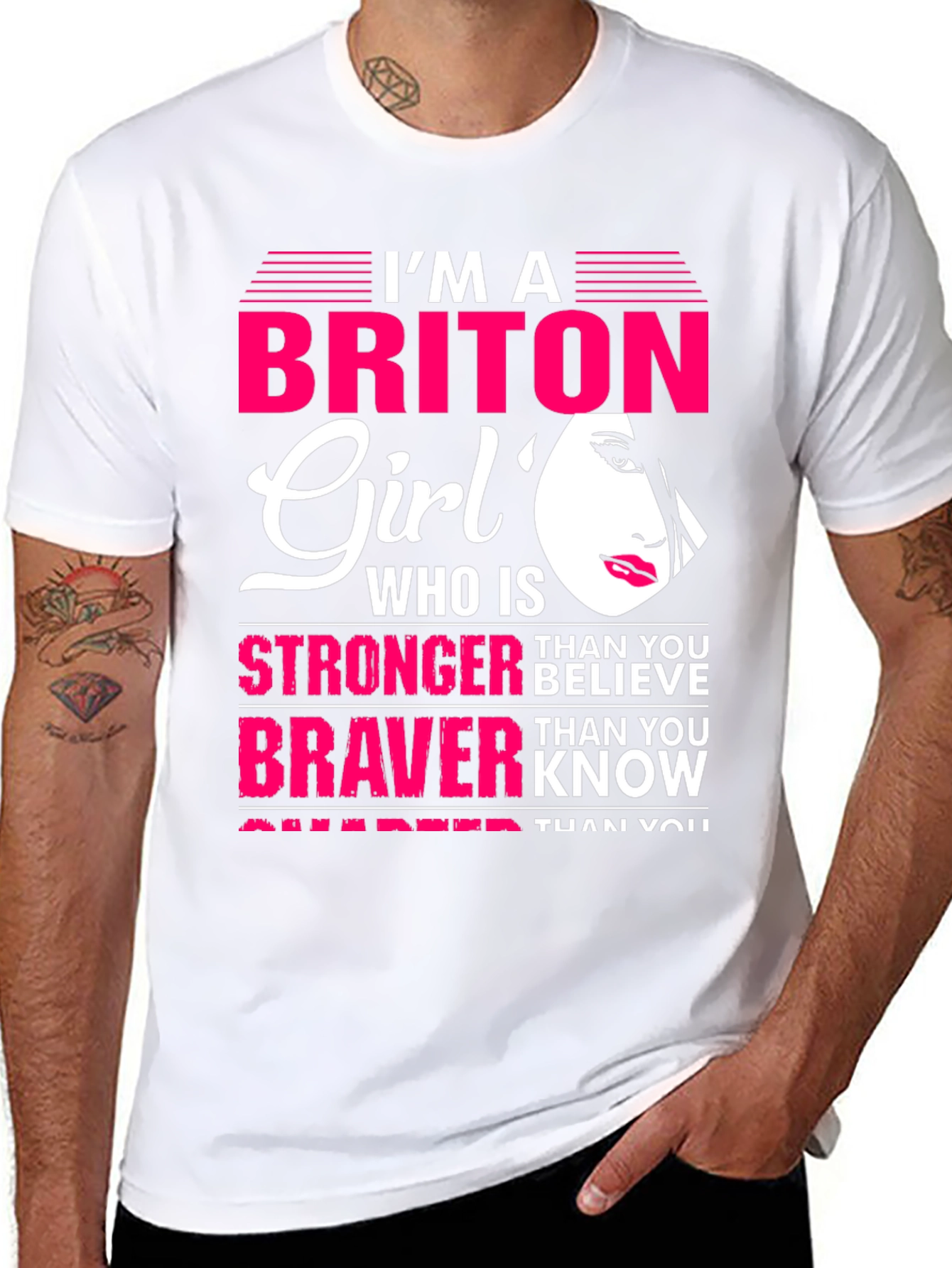 Briton Girl Stronger Braver Smarter T-Shirt